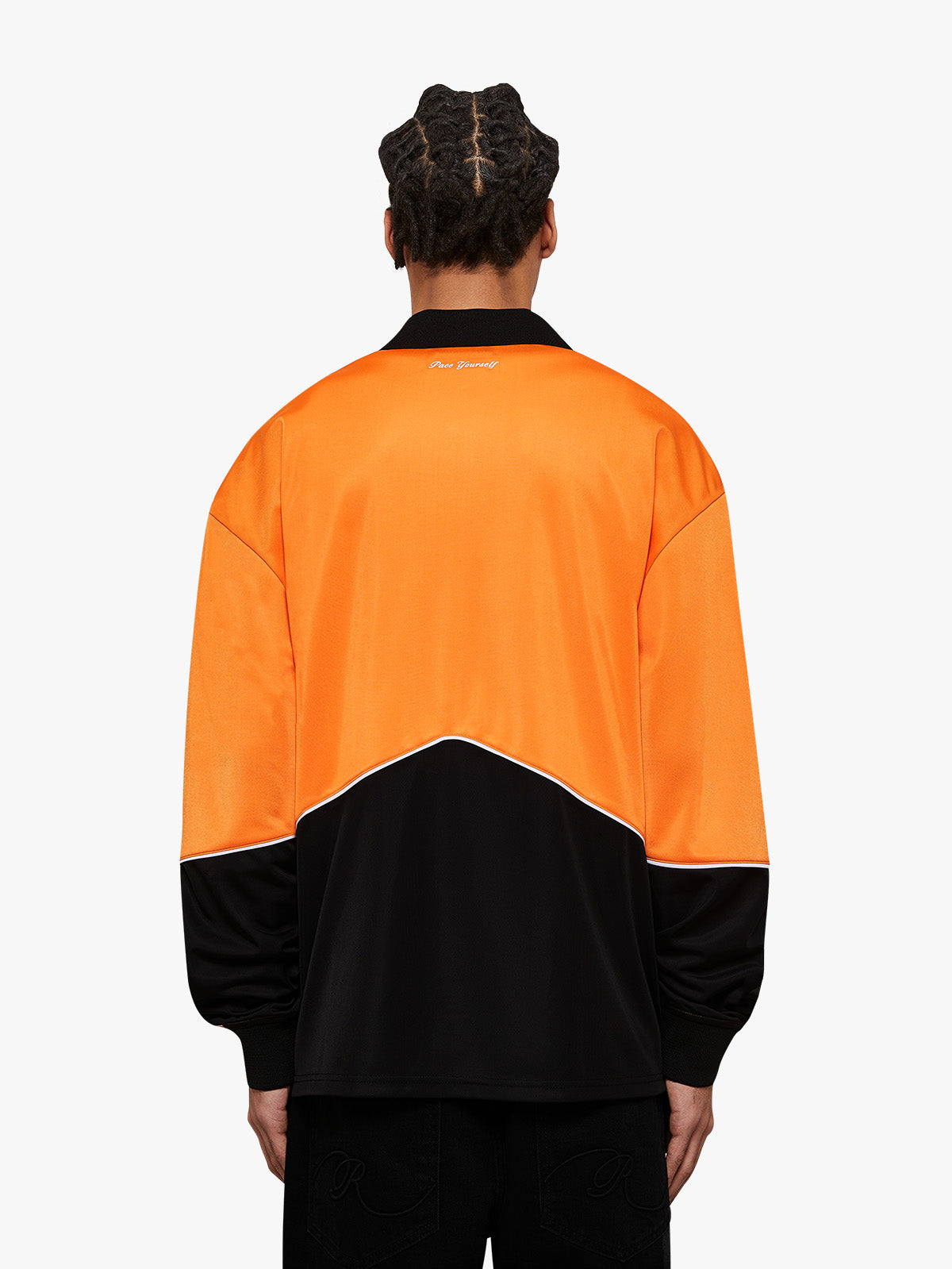 LONGSLEEVE RACING R - BLACK/ORANGE