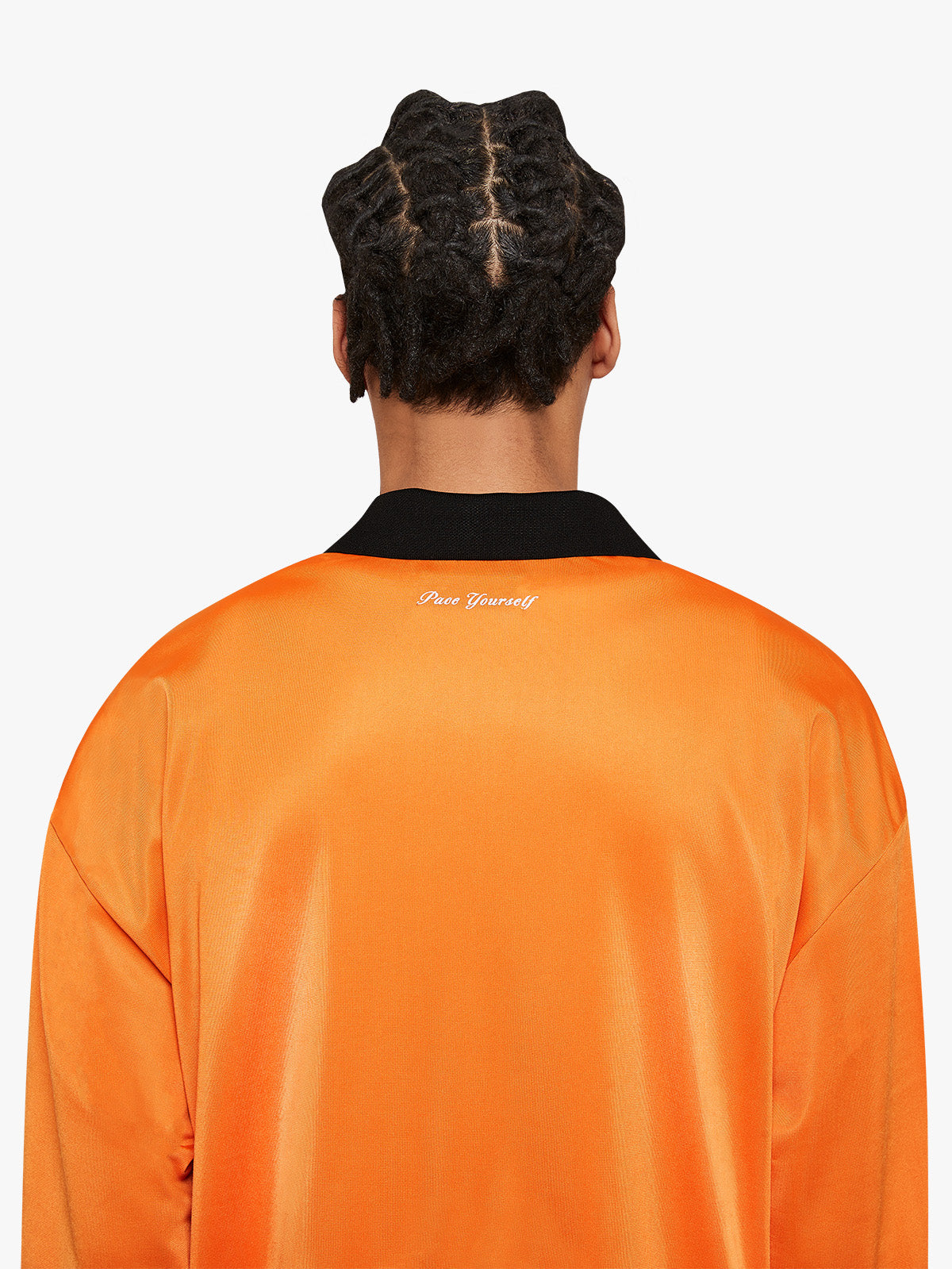 LONGSLEEVE RACING R - BLACK/ORANGE
