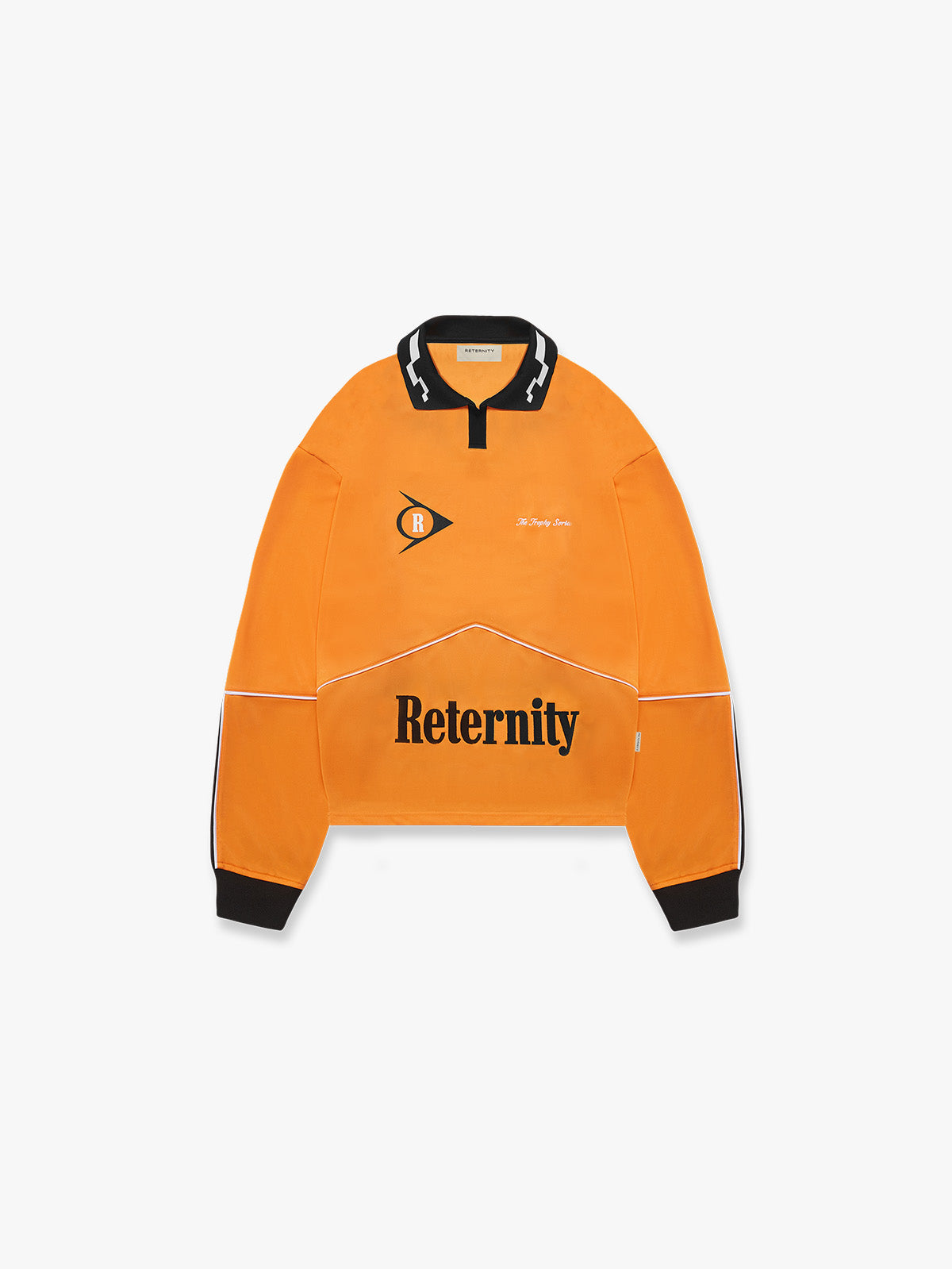 LONGSLEEVE RACING R - BLACK/ORANGE