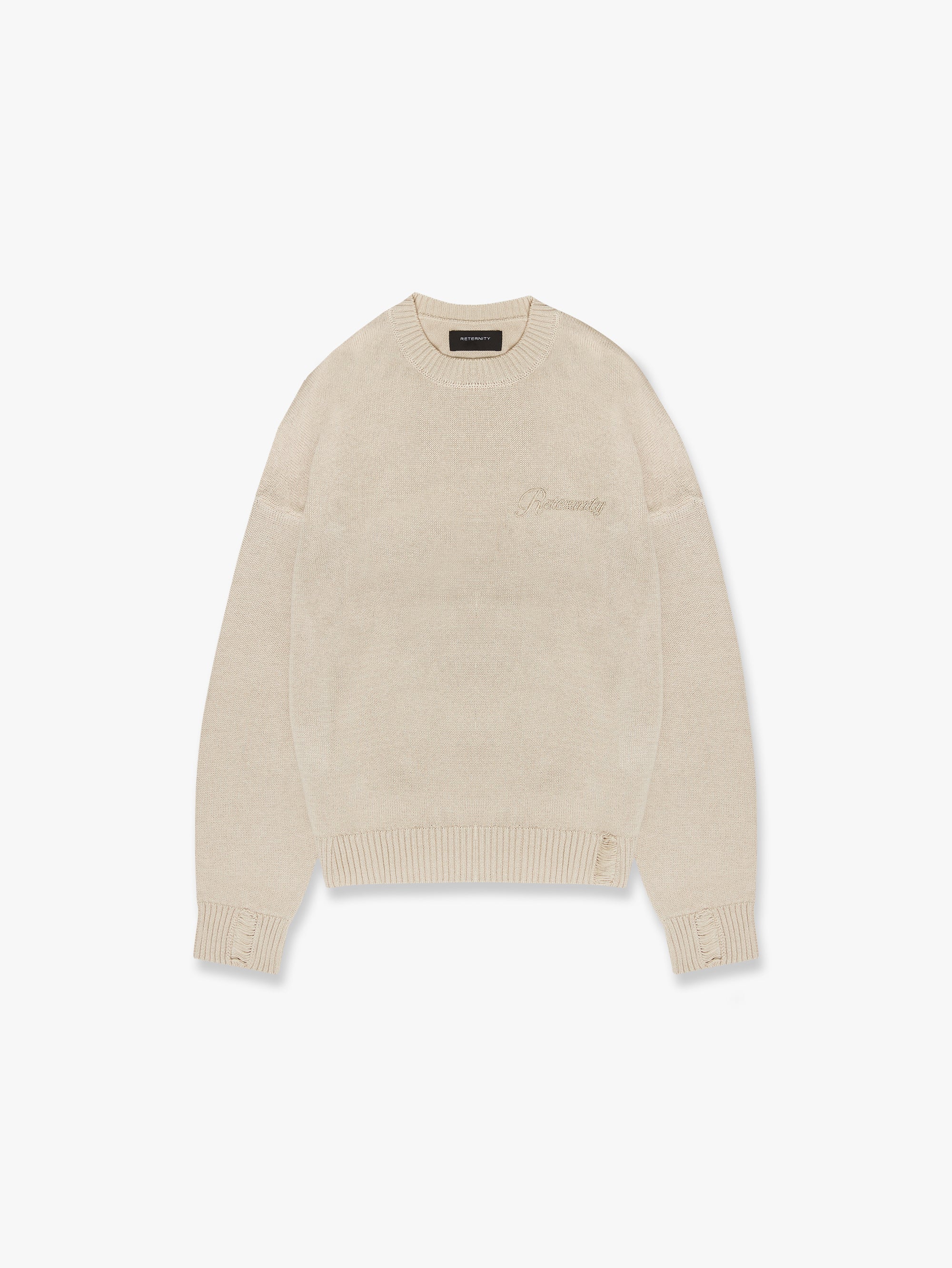 RETERNITY KNIT SWEATER - TAUPE