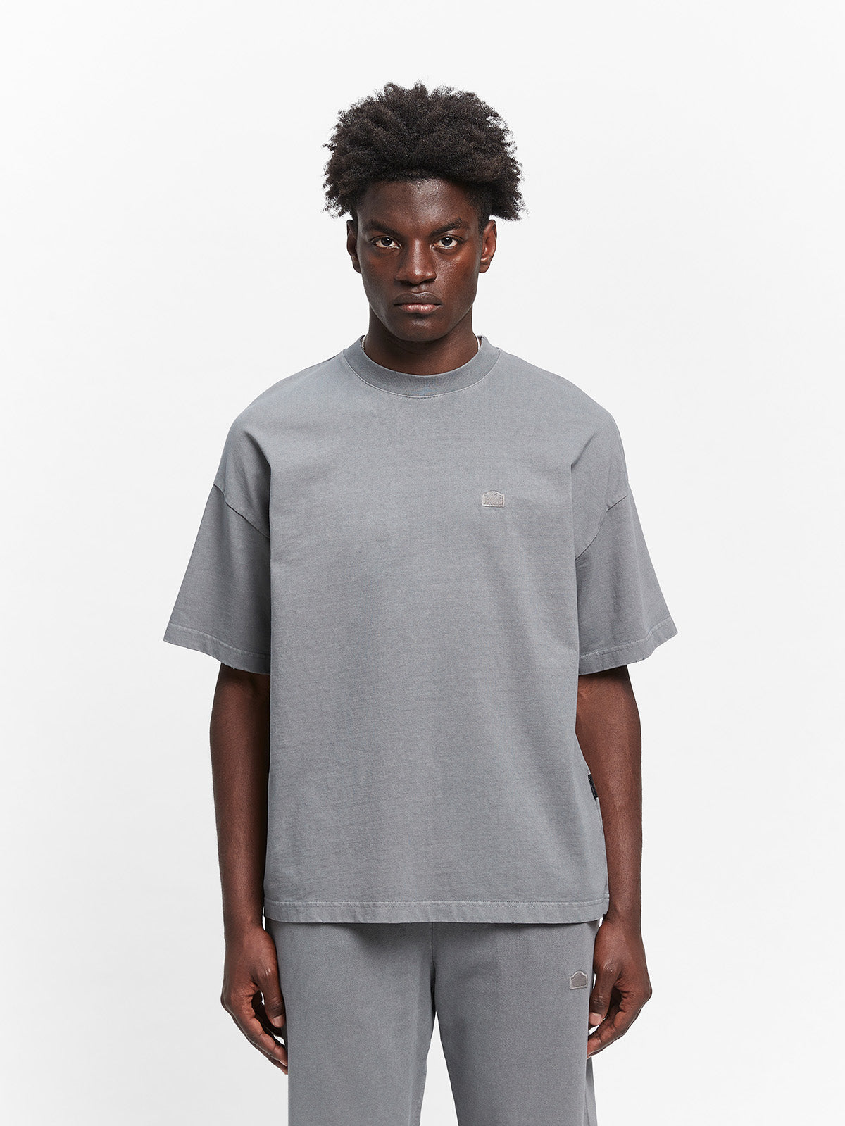 SIGNE T-SHIRT - WASHED GREY