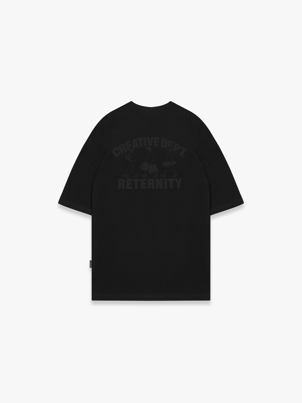 CREATIVE DEPT LOGO T-SHIRT - BLACK