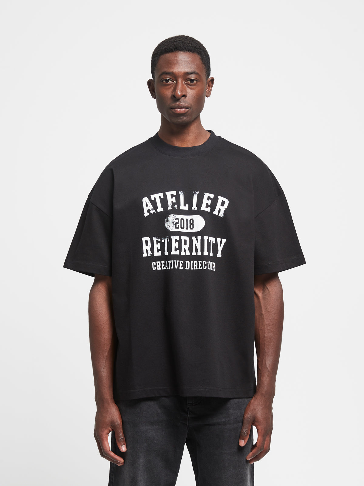 ATELIER EMBLEM T-SHIRT - BLACK