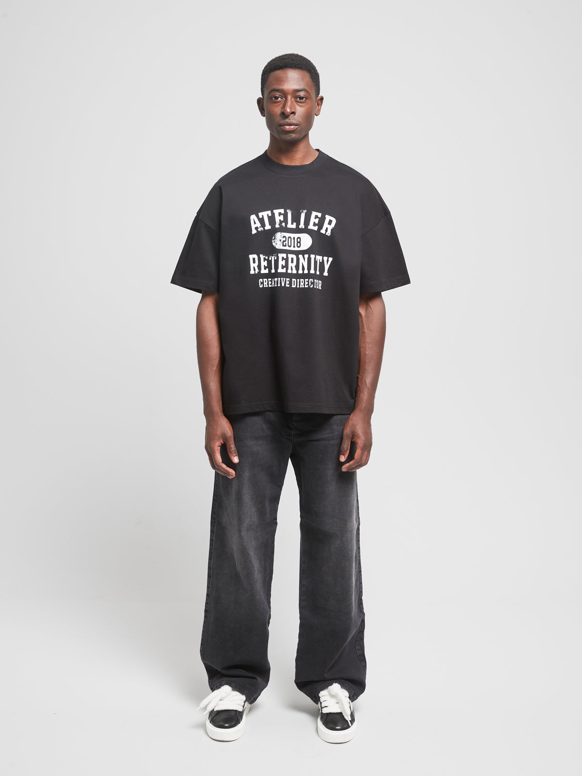 ATELIER EMBLEM T-SHIRT - BLACK