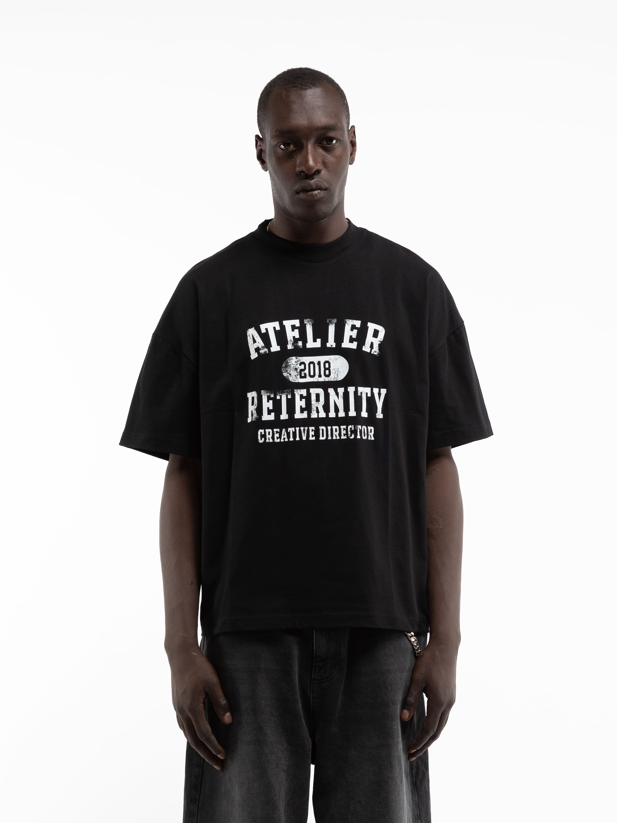 ATELIER EMBLEM T-SHIRT - BLACK