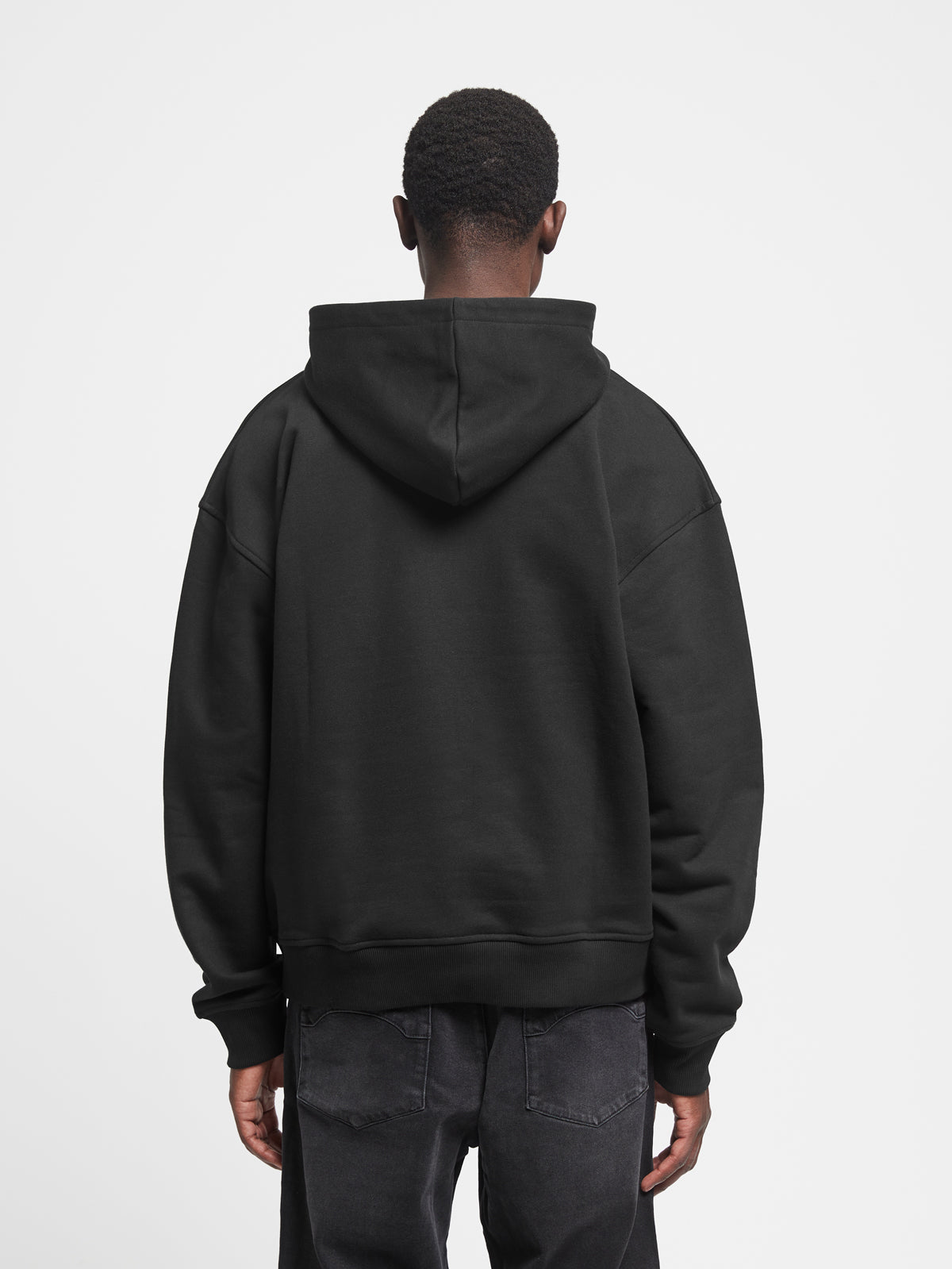 ATELIER EMBLEM HOODIE - BLACK