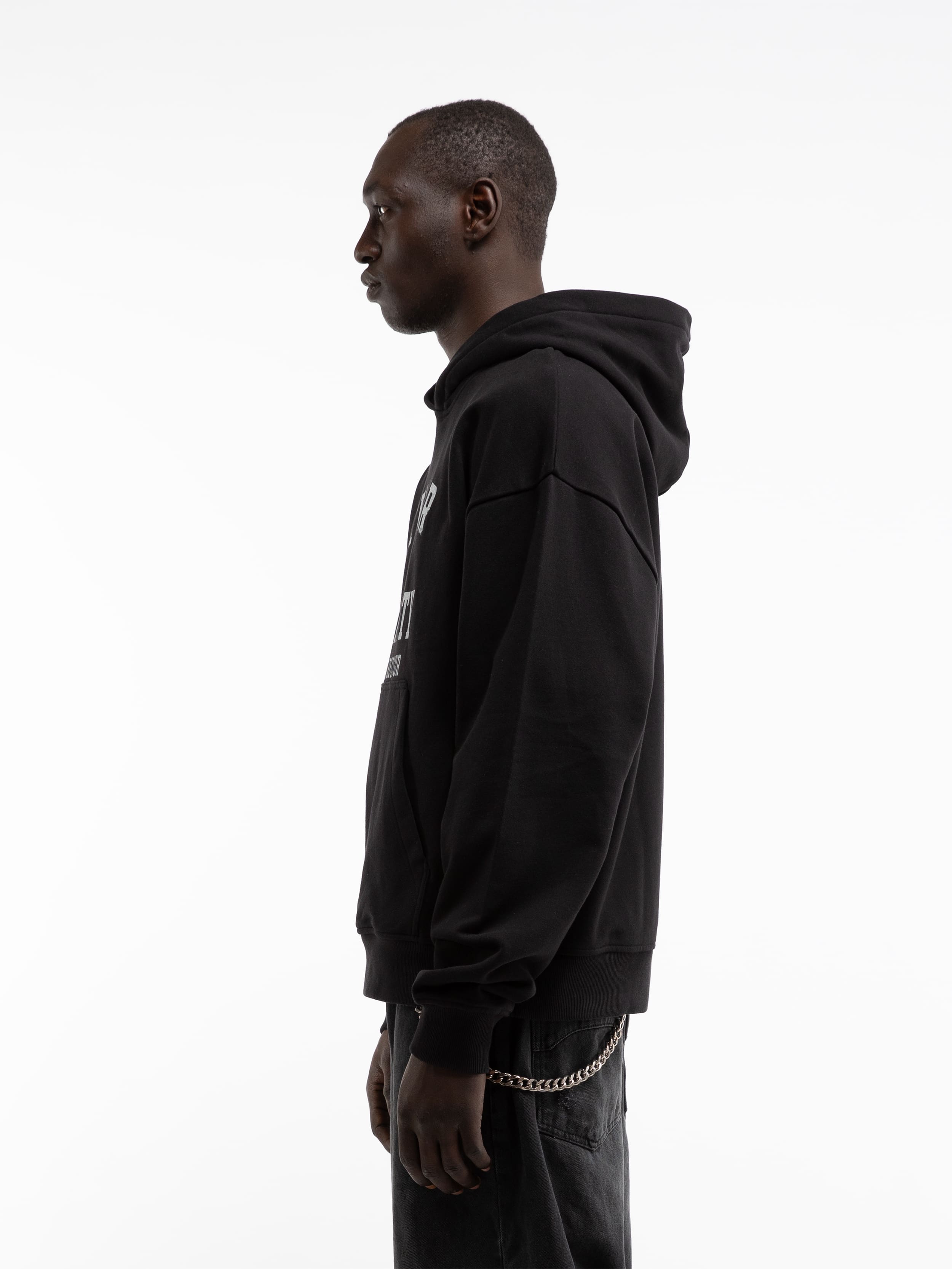 ATELIER EMBLEM HOODIE - BLACK