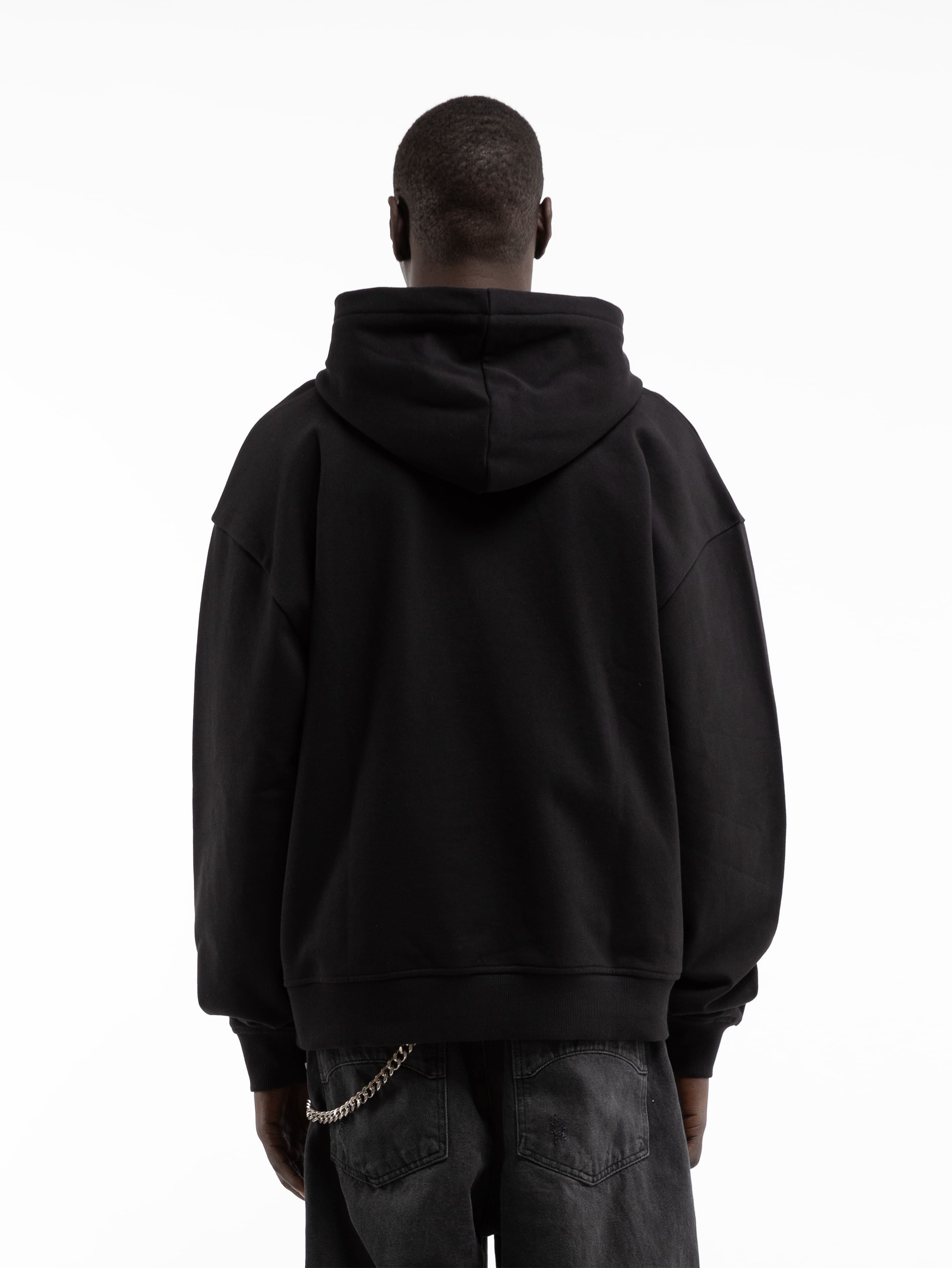 ATELIER EMBLEM HOODIE - BLACK