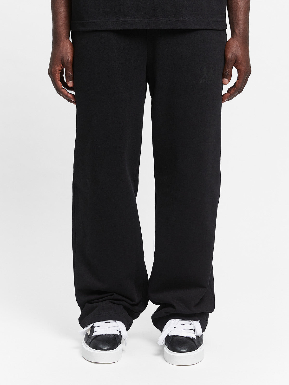 CREATIVE DEPT LOGO SWEATPANTS - BLACK