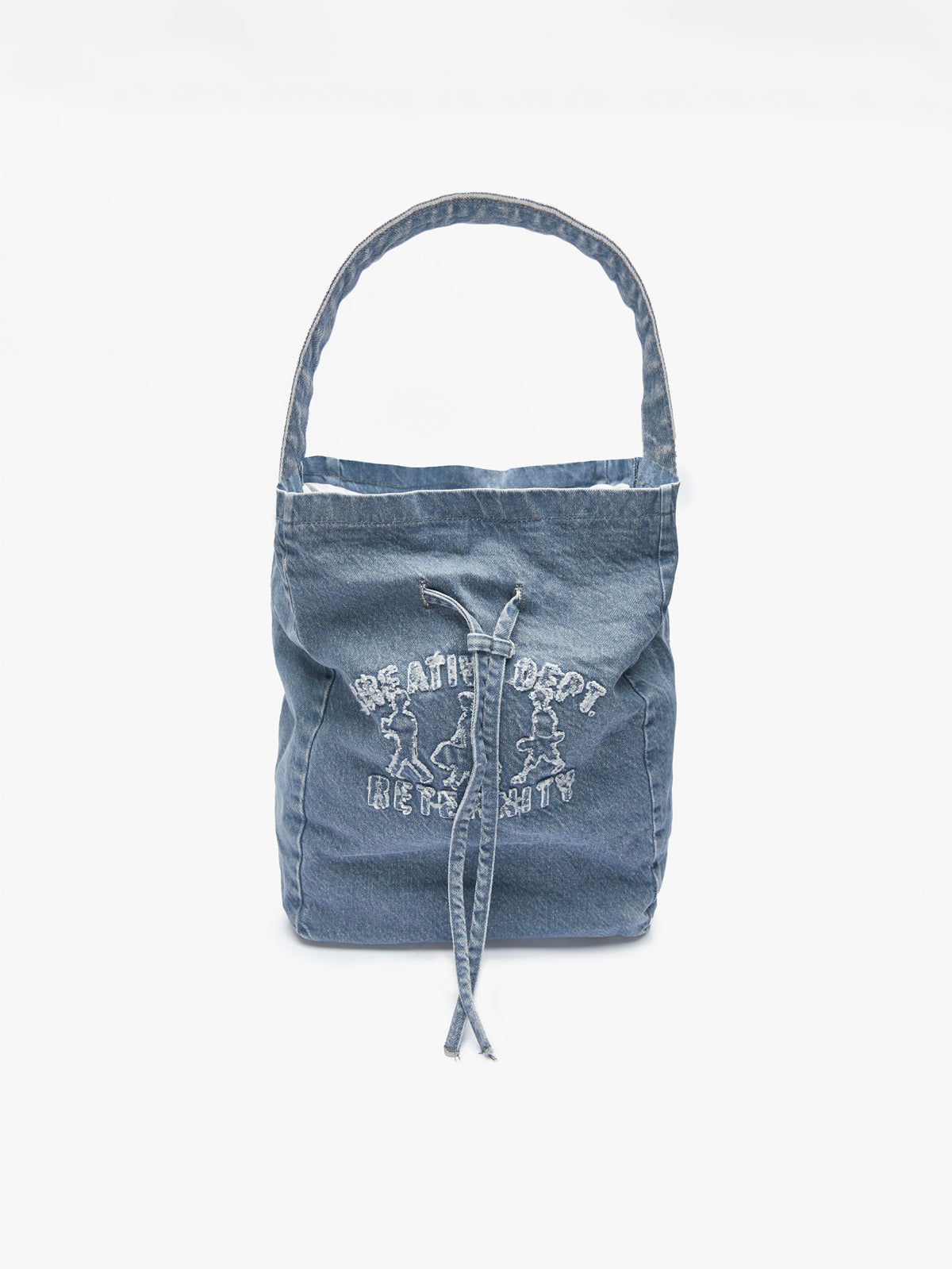 CREATIVE DEPT LOGO TOTE BAG - BLUE DENIM