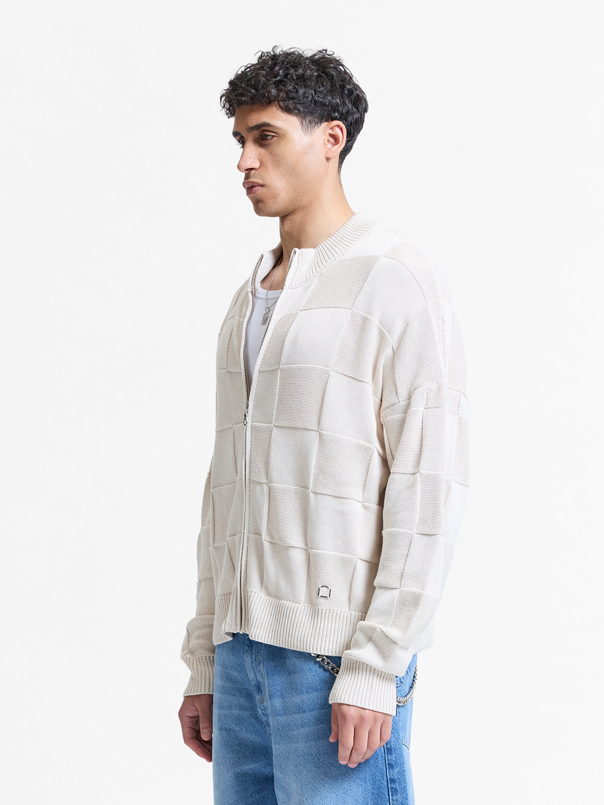 L’OUVRAGE KNIT JACKET - BEIGE