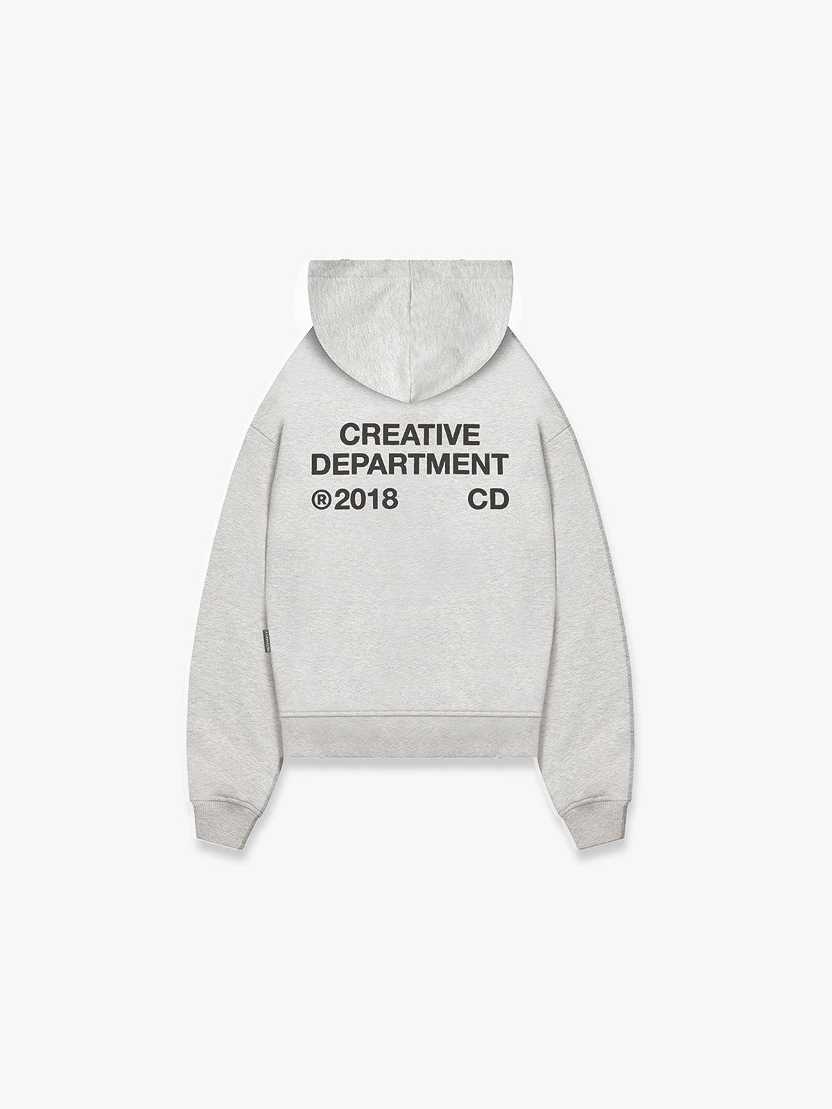 CREATIVE DEPT ZIP-HOODIE - MELANGE GREY