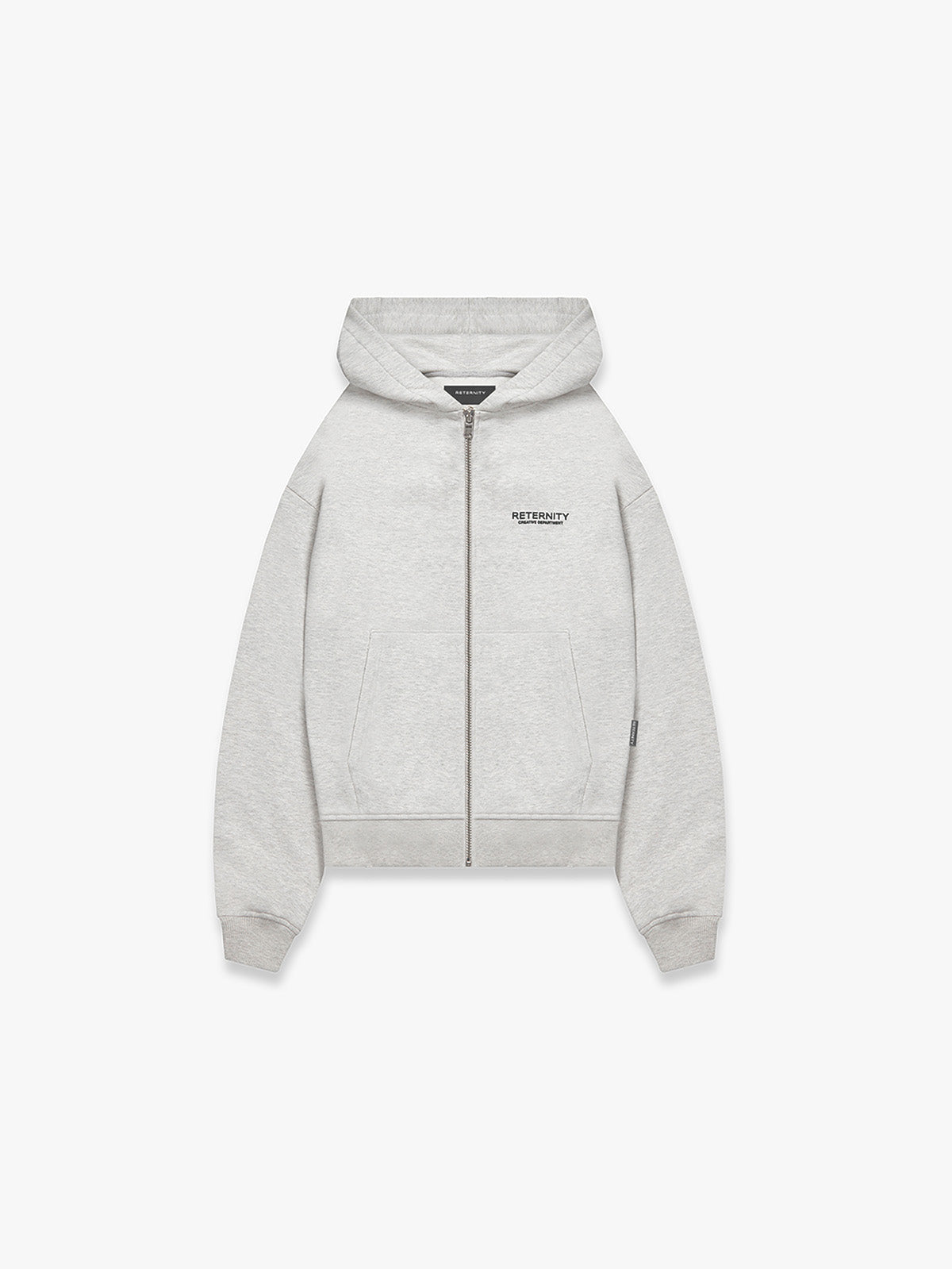 CREATIVE DEPT ZIP-HOODIE - MELANGE GREY