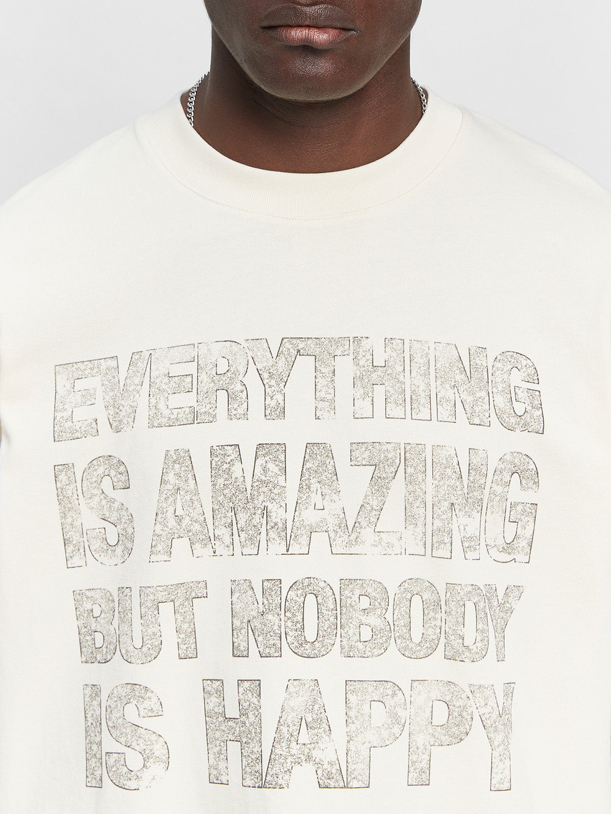 QUOTE T-SHIRT - CREAM