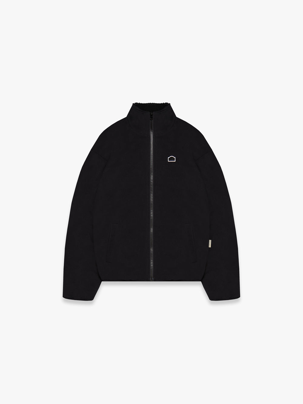 Reversible Plaid Fleece Zip Hooded Jacket