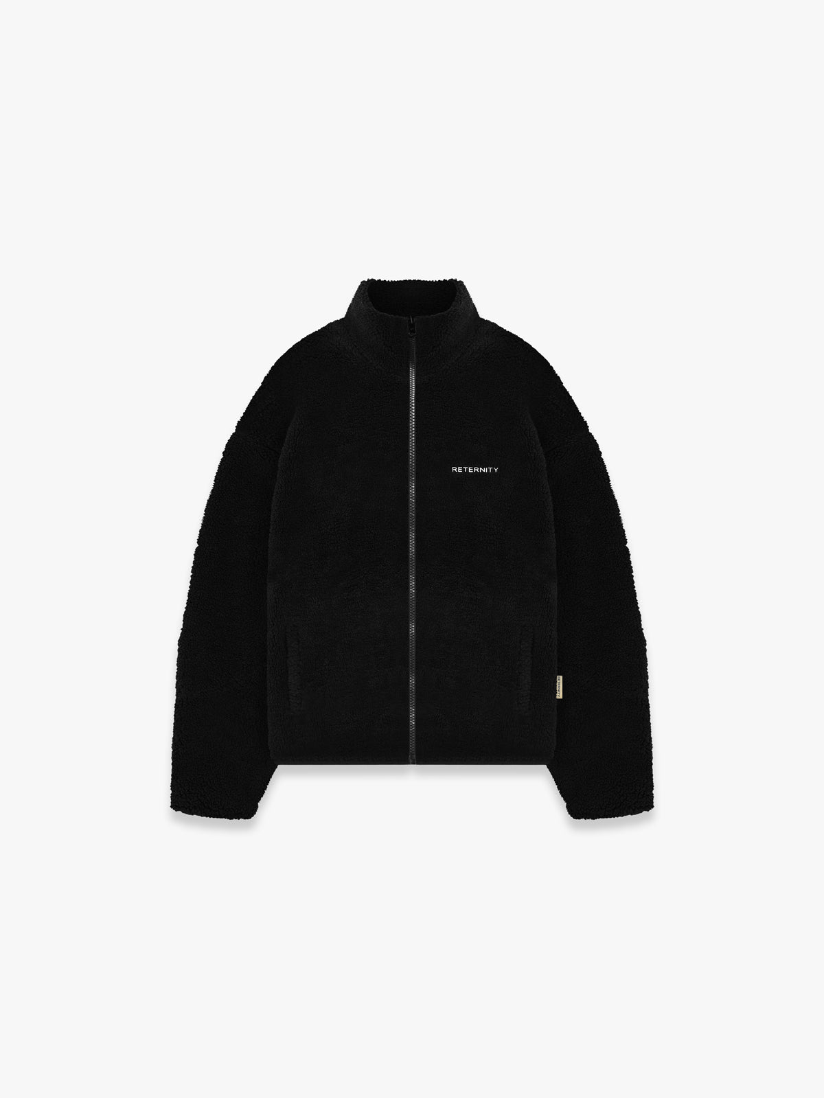 REVERSIBLE FLEECE JACKET - BLACK