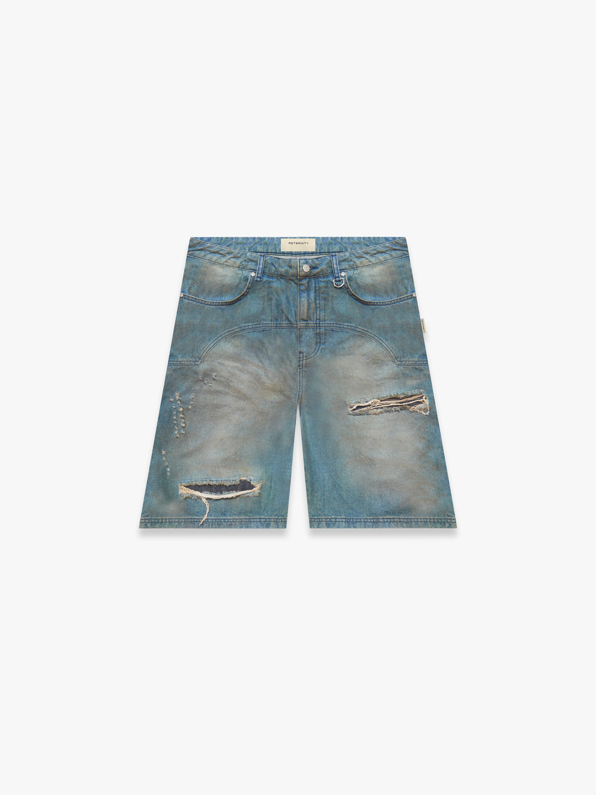 PAINTED ARTISAN JORTS - WASHED BLUE