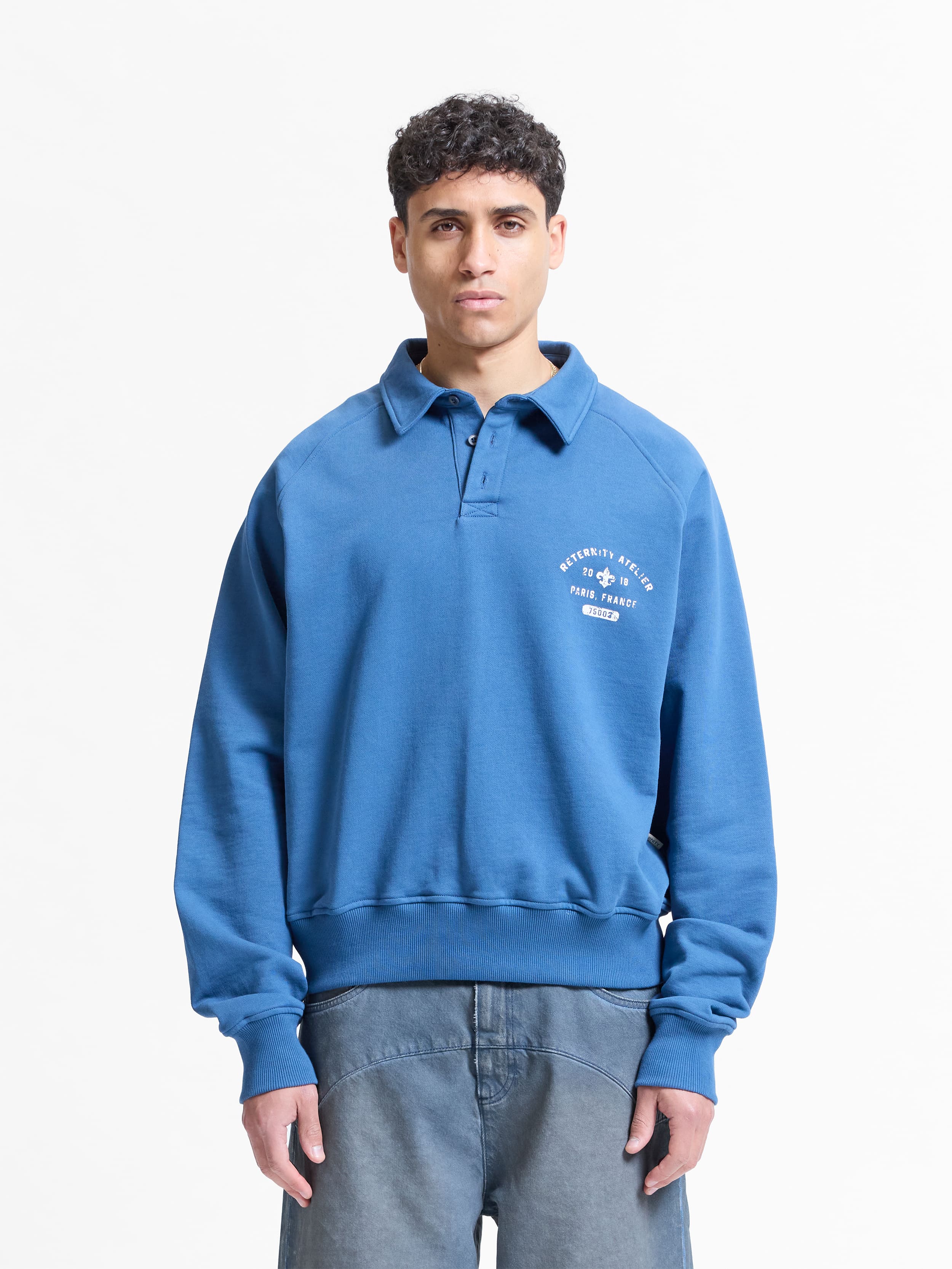MAISON POLO SWEATER - BLUE