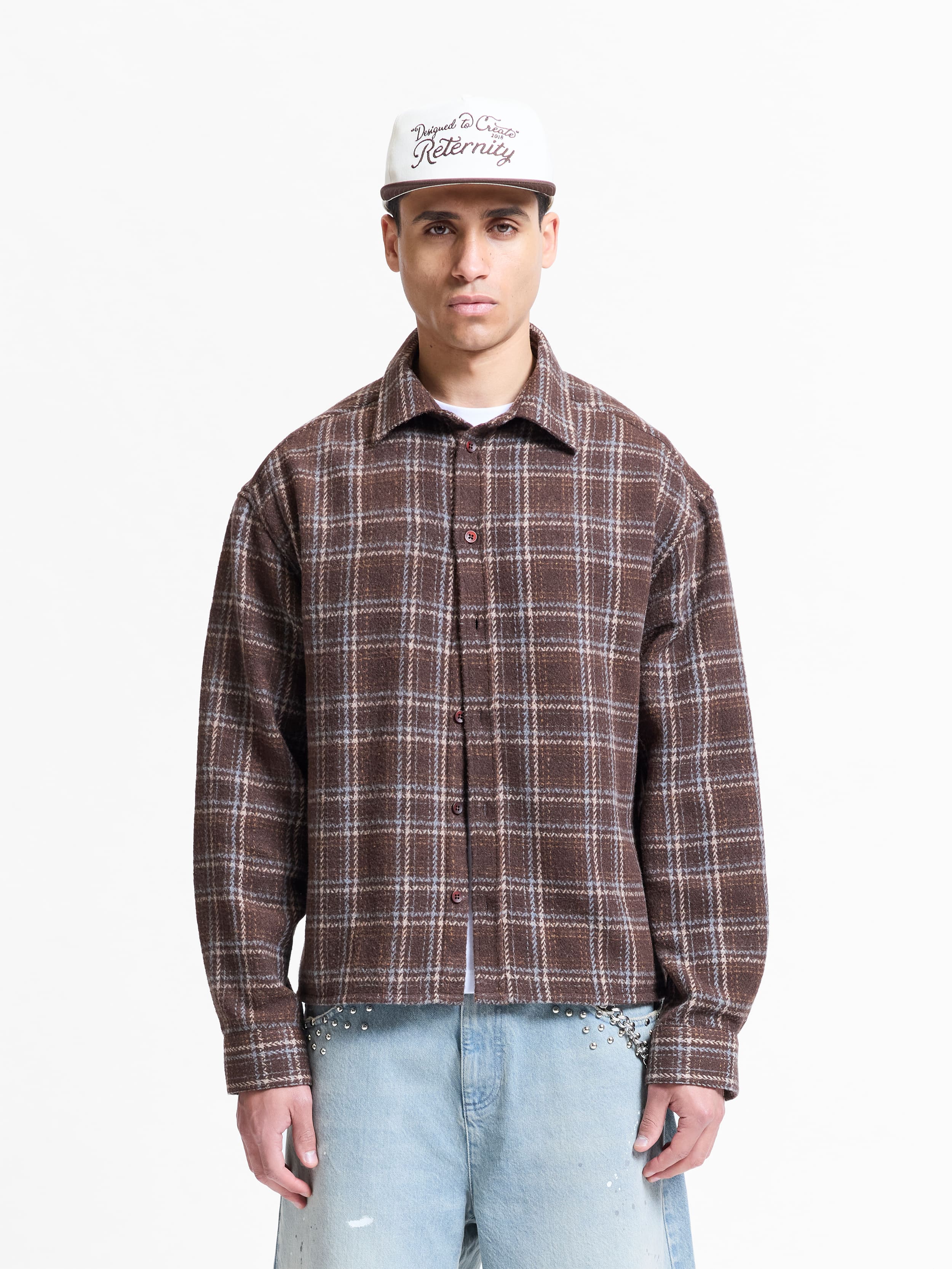 L’ARTISAN FLANNEL - BROWN