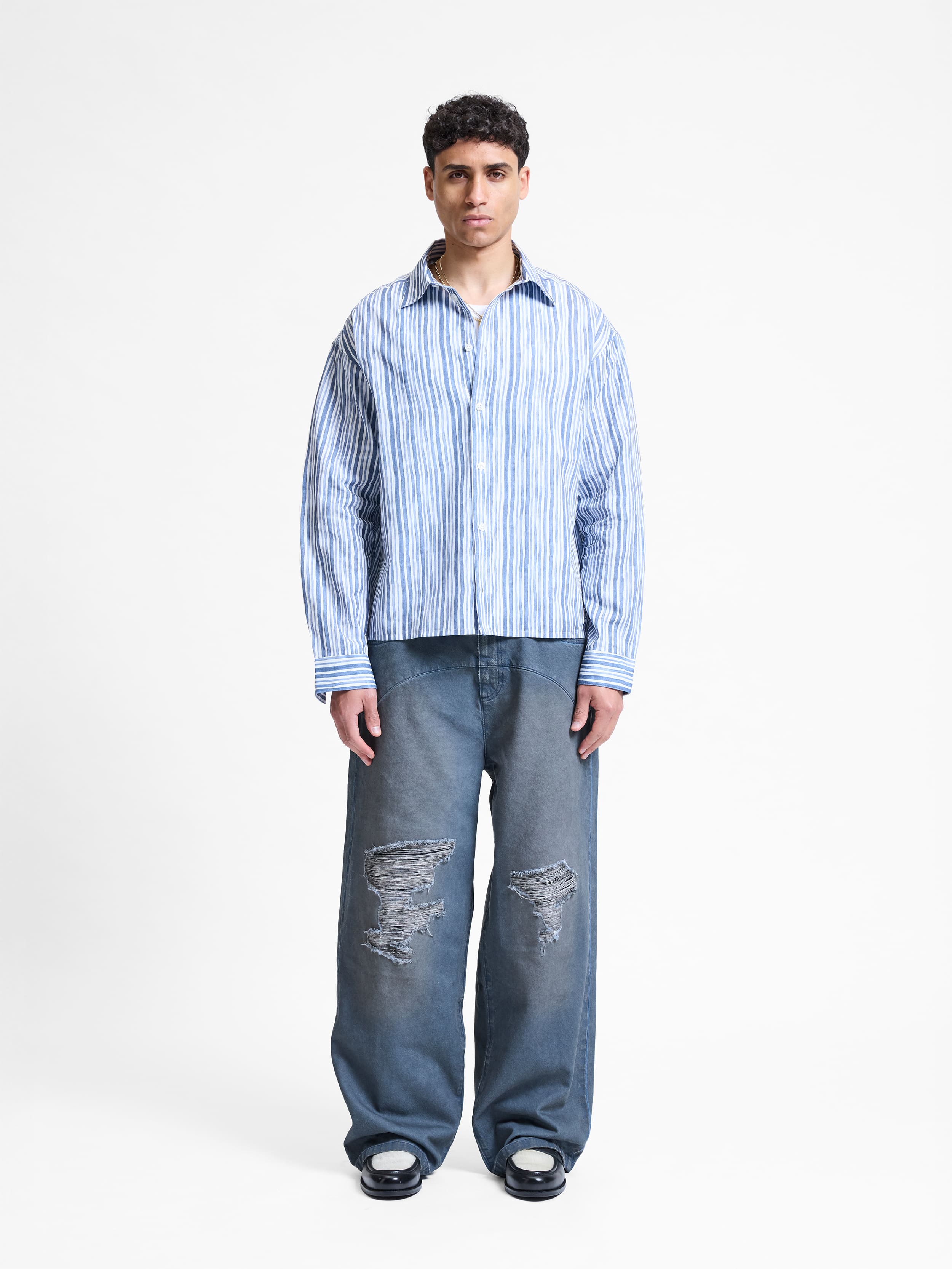 WATERCOLOR SHIRT - BLUE
