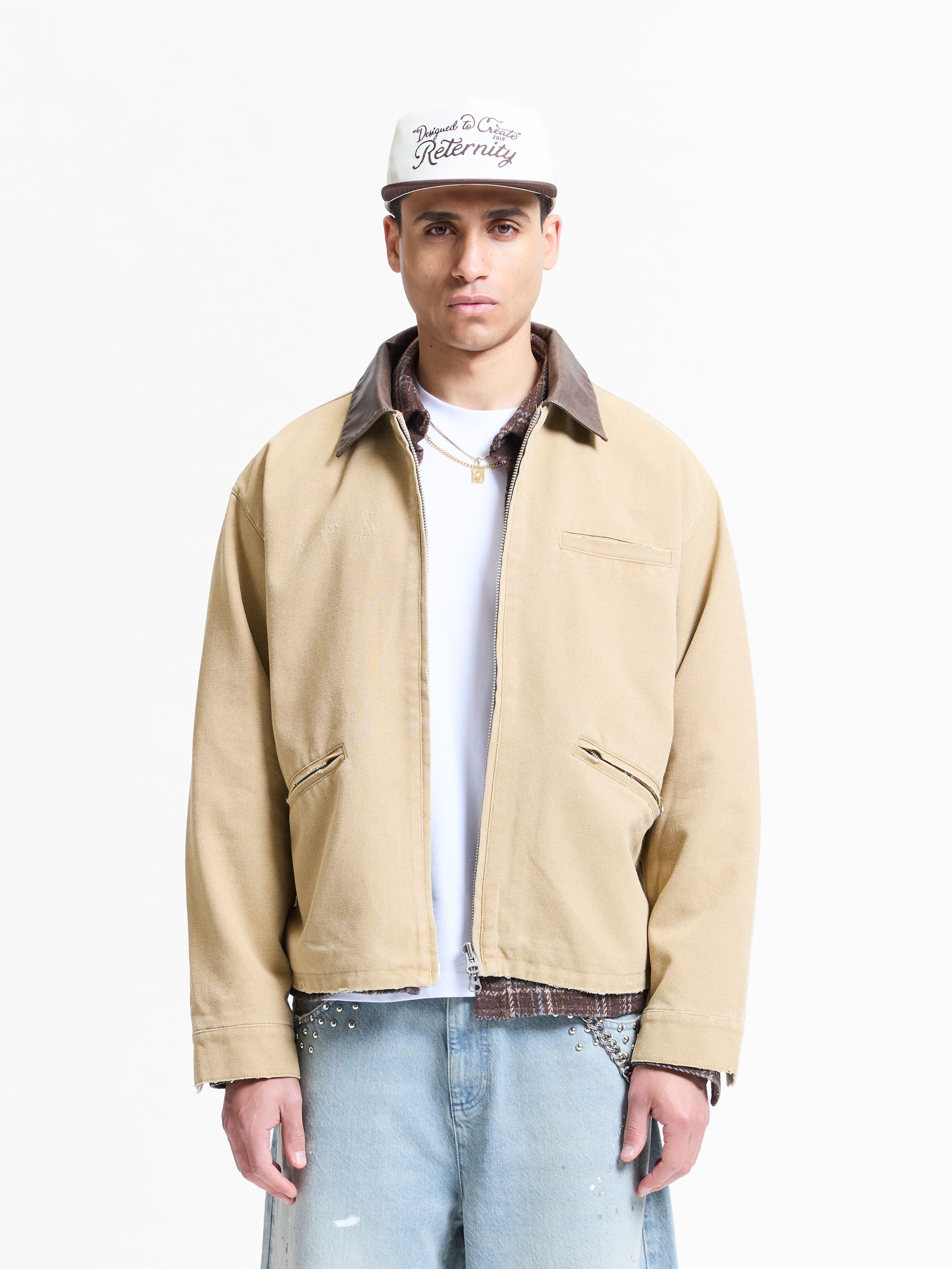 DESIGNED TO CREATE WORKWEAR JACKET - SAND