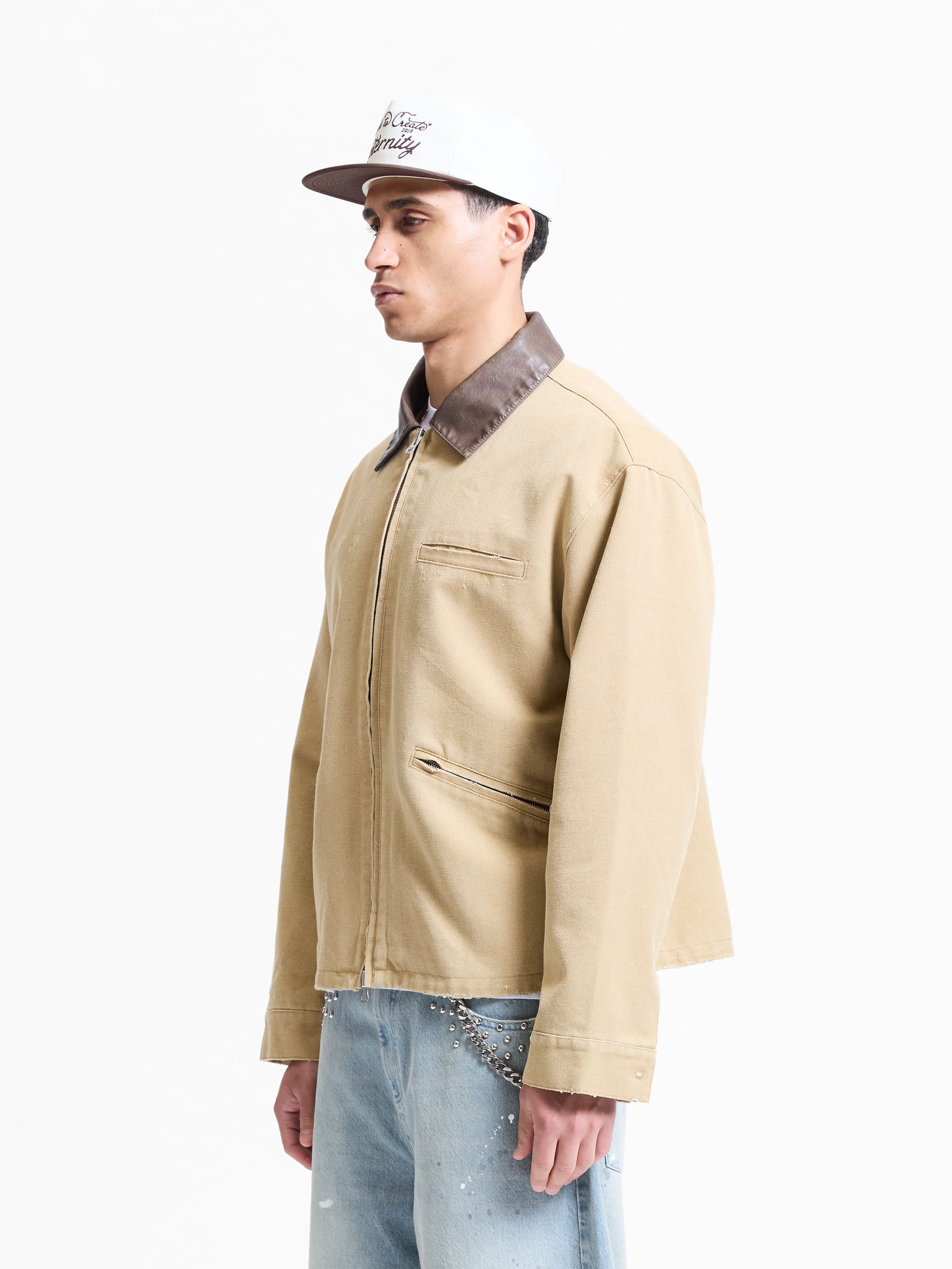 DESIGNED TO CREATE WORKWEAR JACKET - SAND