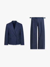 THE SIGNE SUIT – PINSTRIPE BLUE