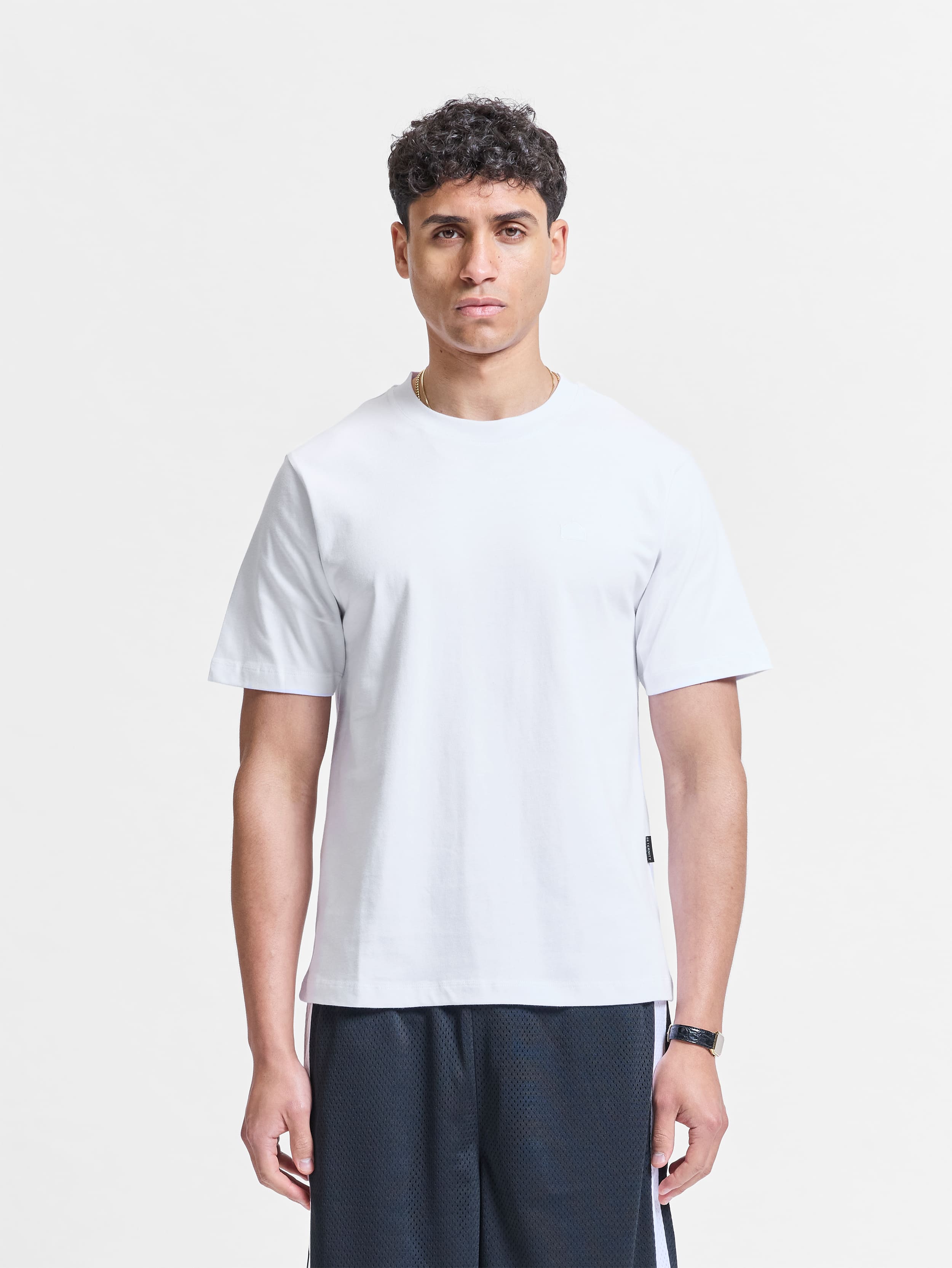 SIGNE FITTED T-SHIRT - WHITE