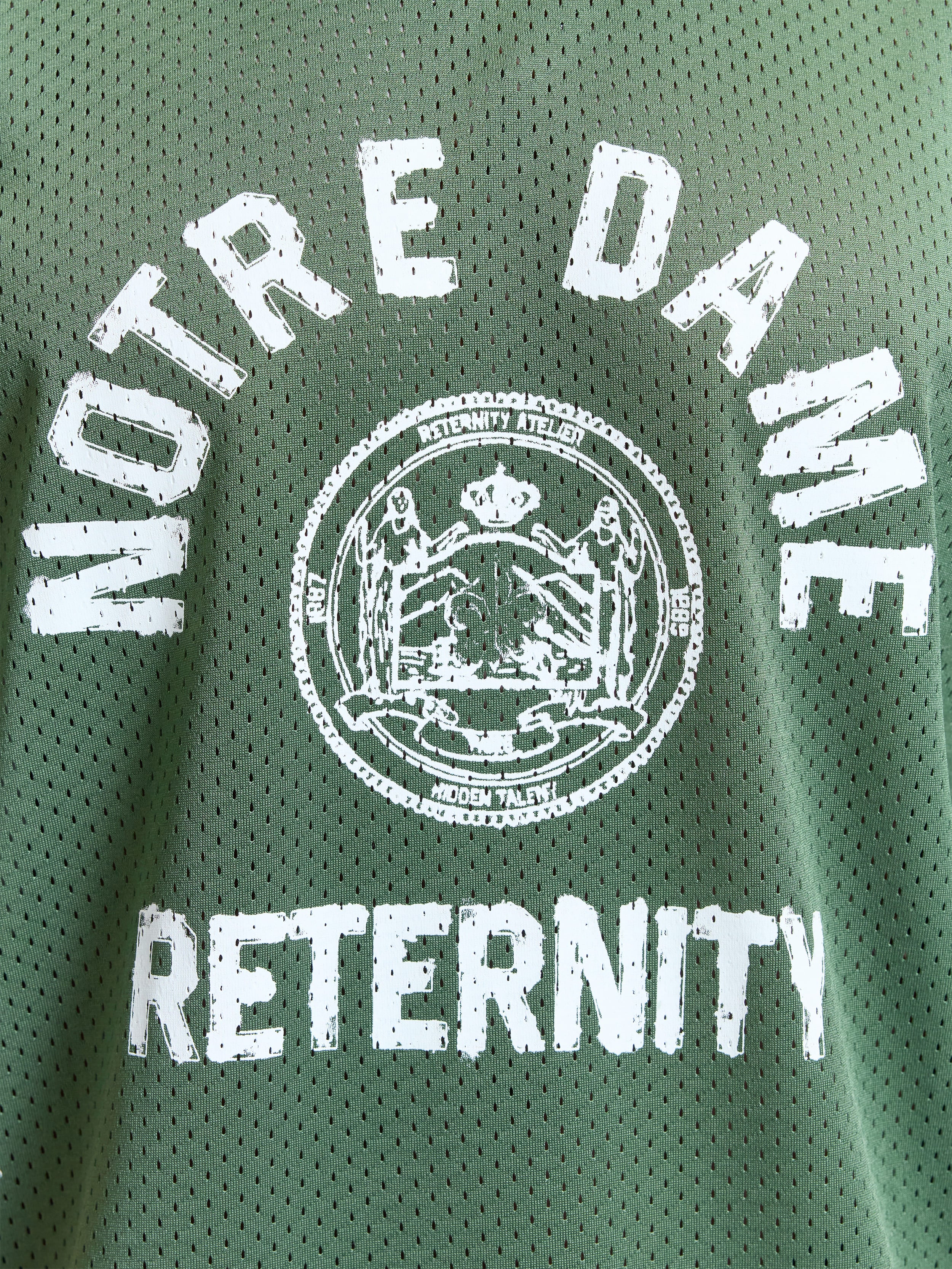 NOTRE DAME MESH T-SHIRT - GREEN