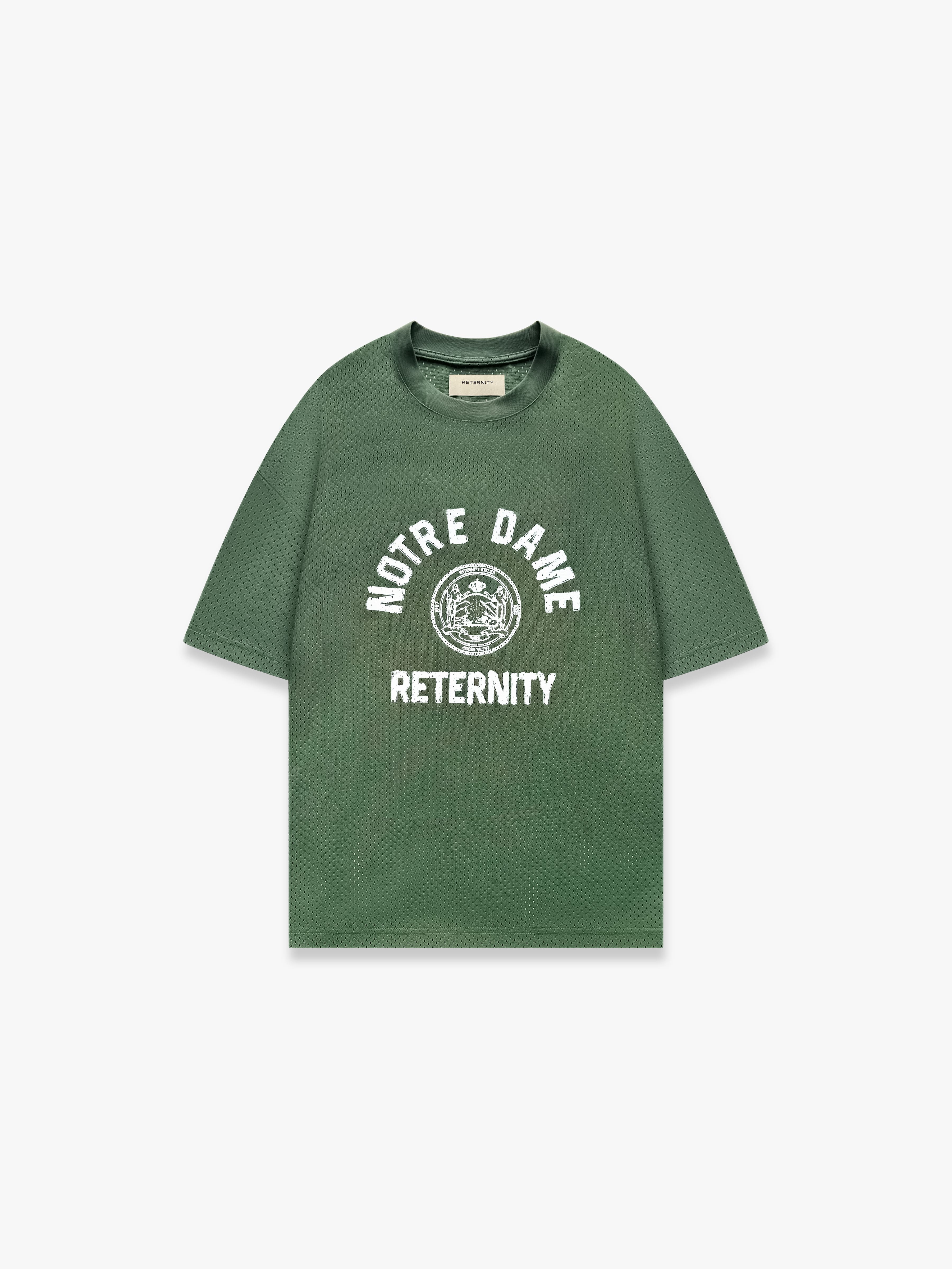 NOTRE DAME MESH T-SHIRT - GREEN
