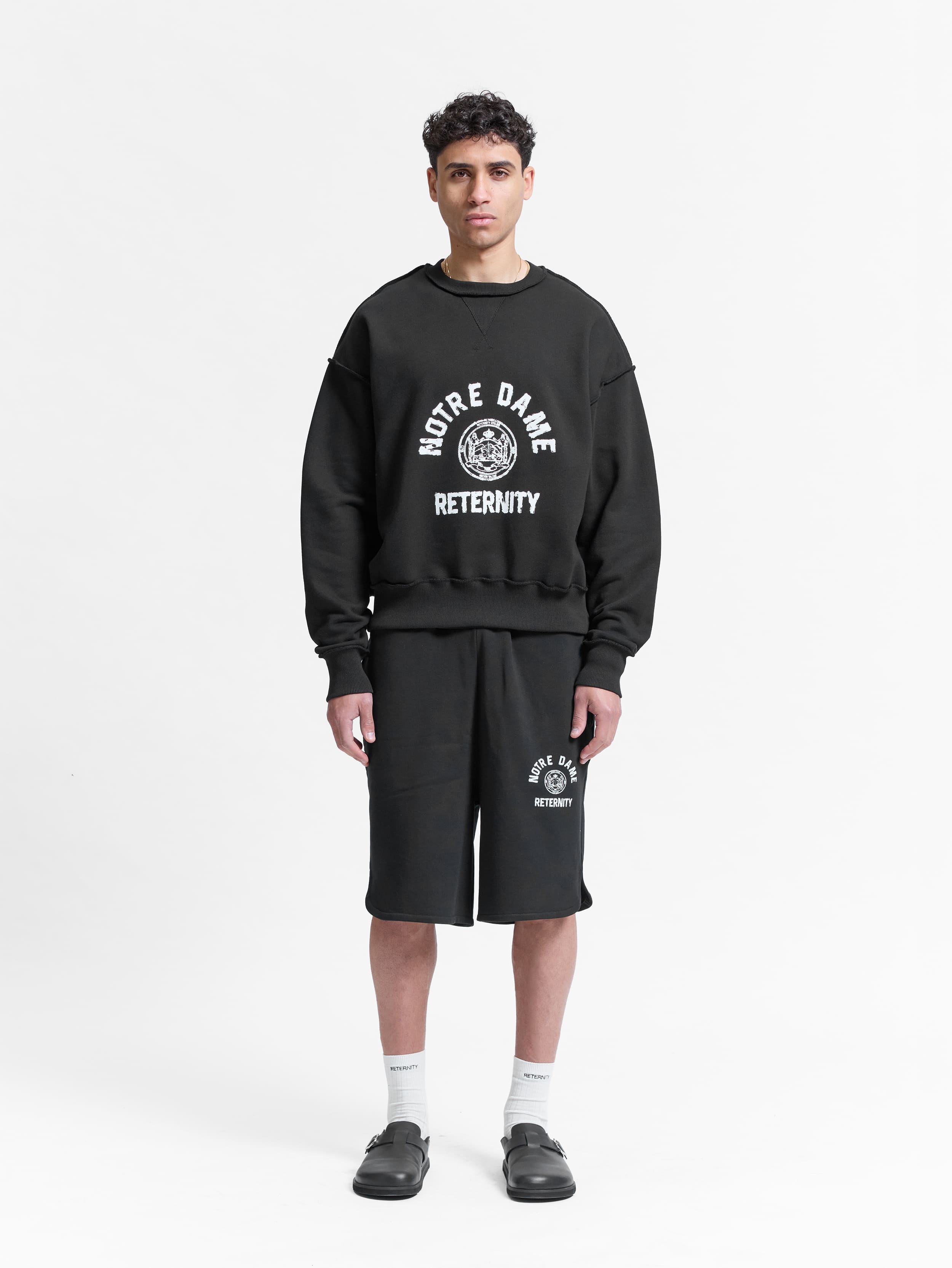 NOTRE DAME SWEATER - BLACK