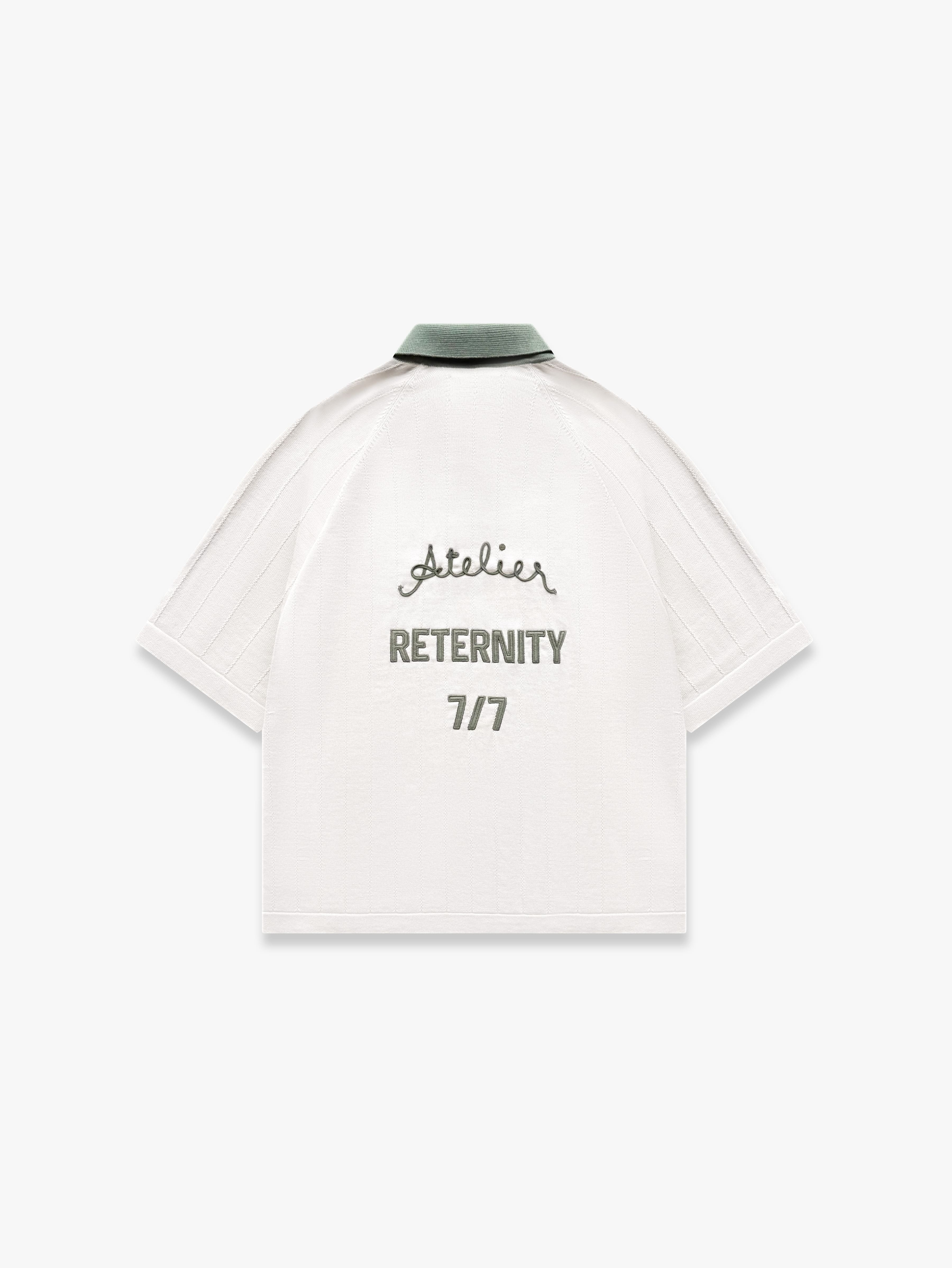 LE PROGRES KNIT POLO - CREAM