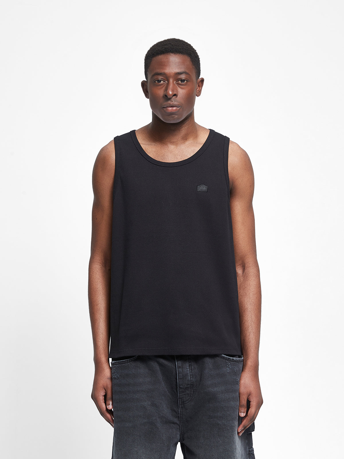 SIGNE TANK TOP - BLACK