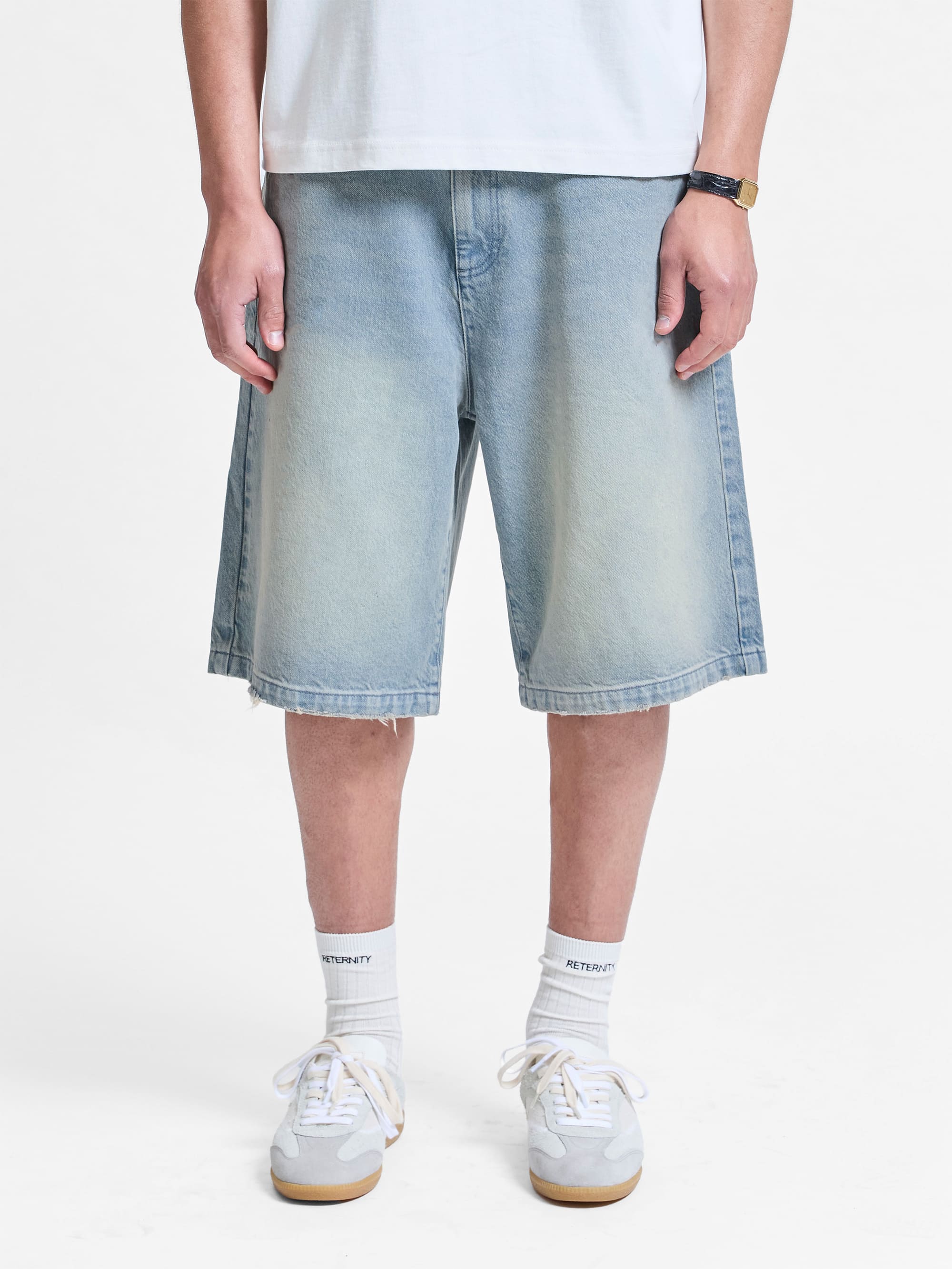 ESSENTIAL JORTS - LIGHT BLUE