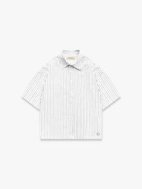 SIGNE SHIRT - BLACK STRIPED