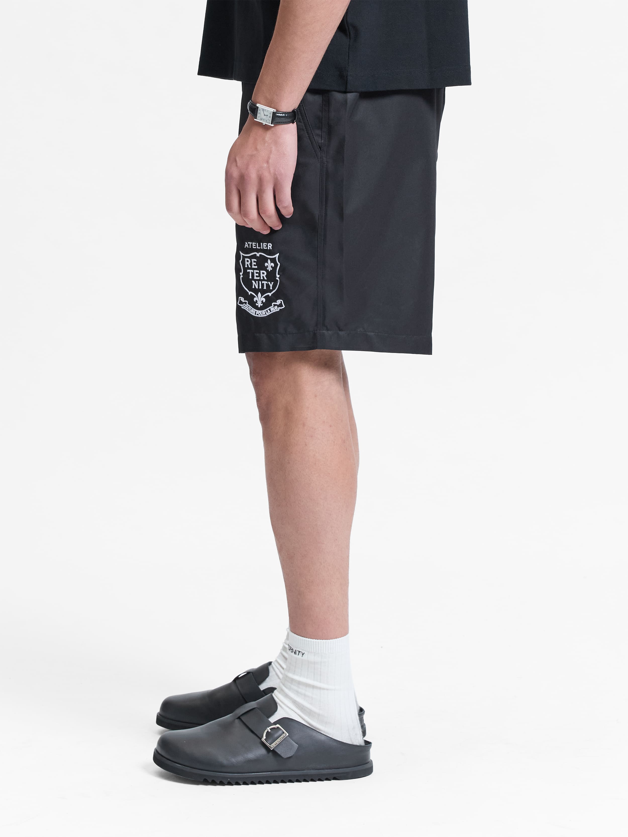 L’ATELIER DE LA RUE SWIMSHORTS - BLACK