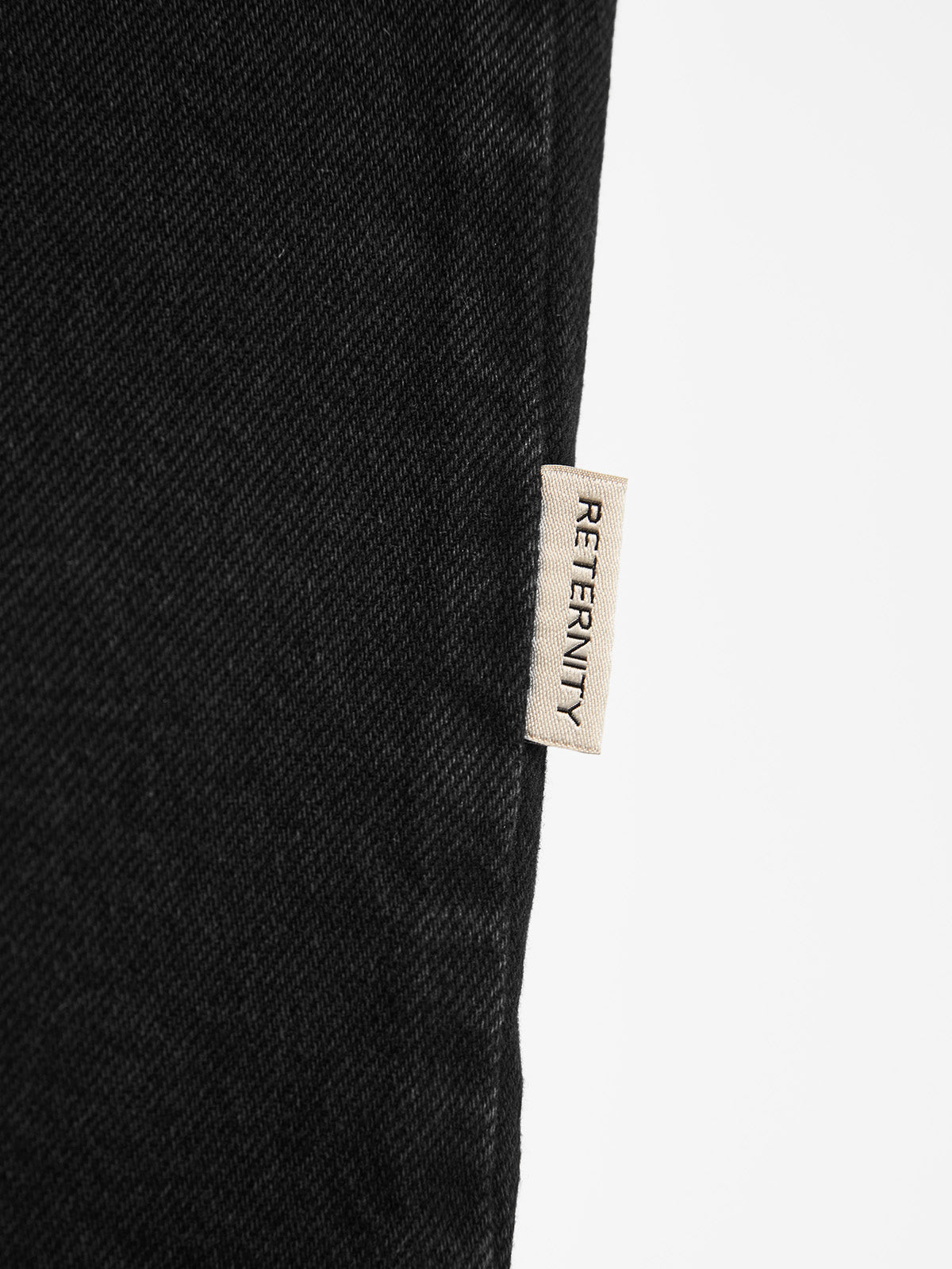 DENIM BUTTON SHIRT - FADED BLACK