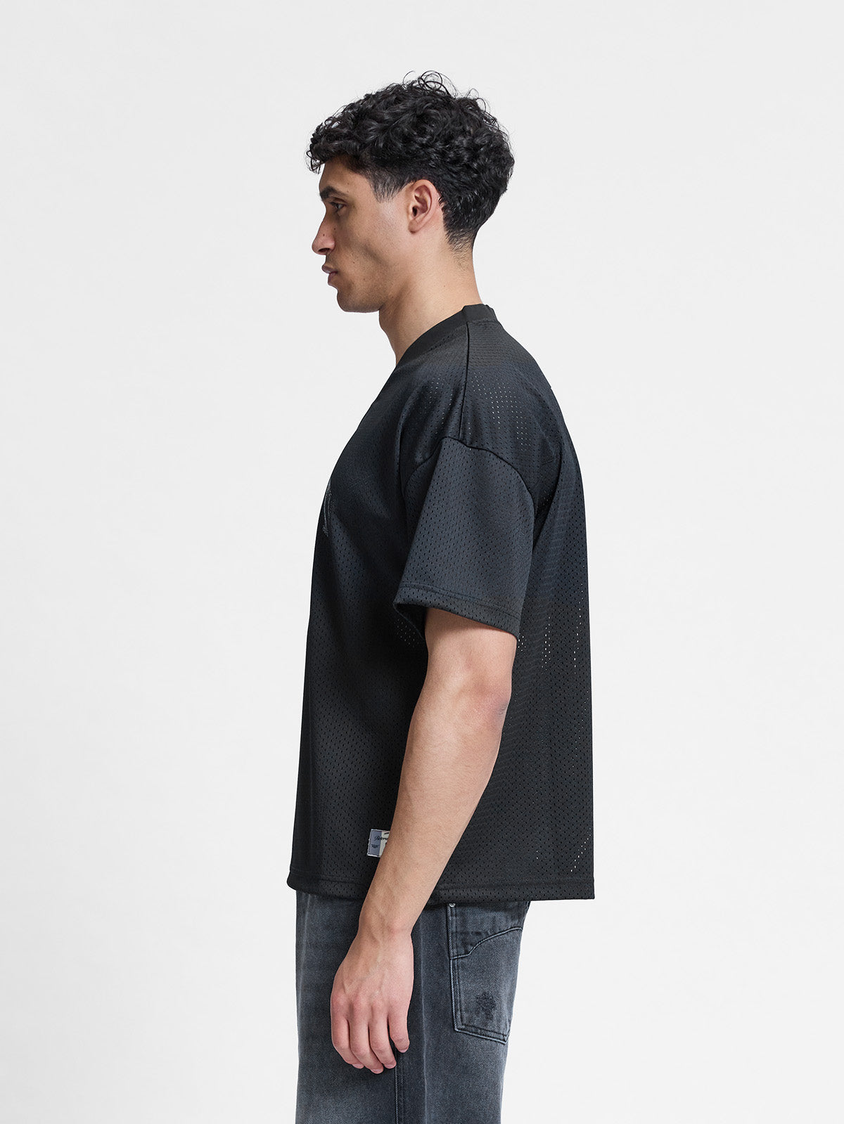 L'ART DE LA RUE MESH T-SHIRT - BLACK