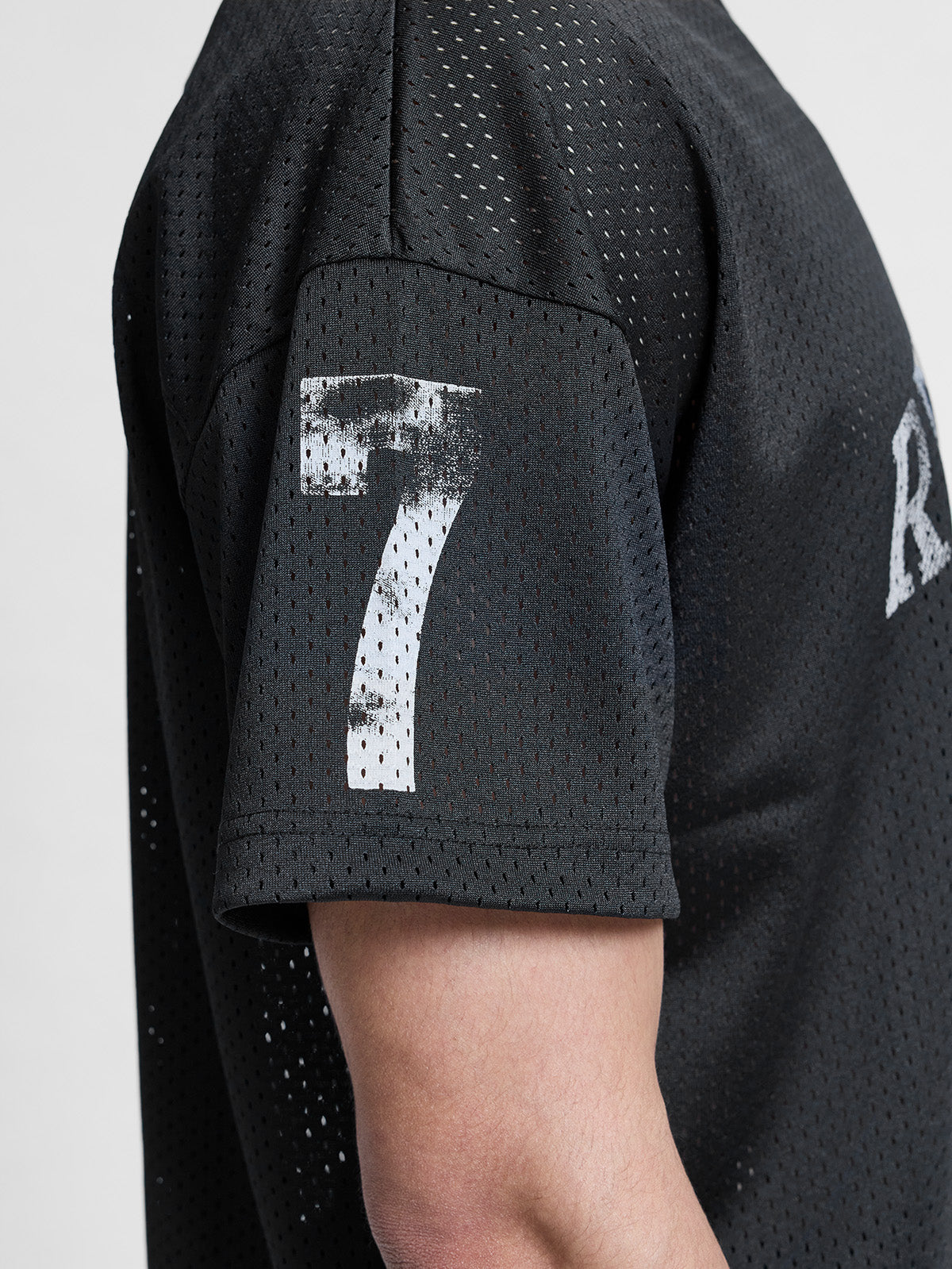 L'ART DE LA RUE MESH T-SHIRT - BLACK