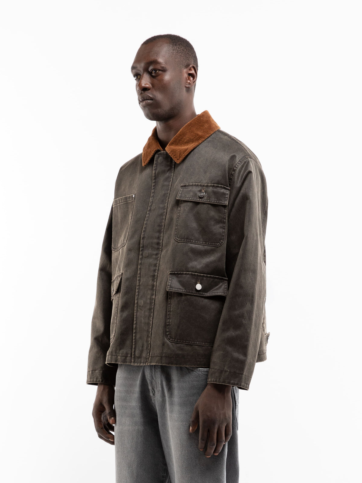 WAXED HUNTING JACKET - VINTAGE BROWN