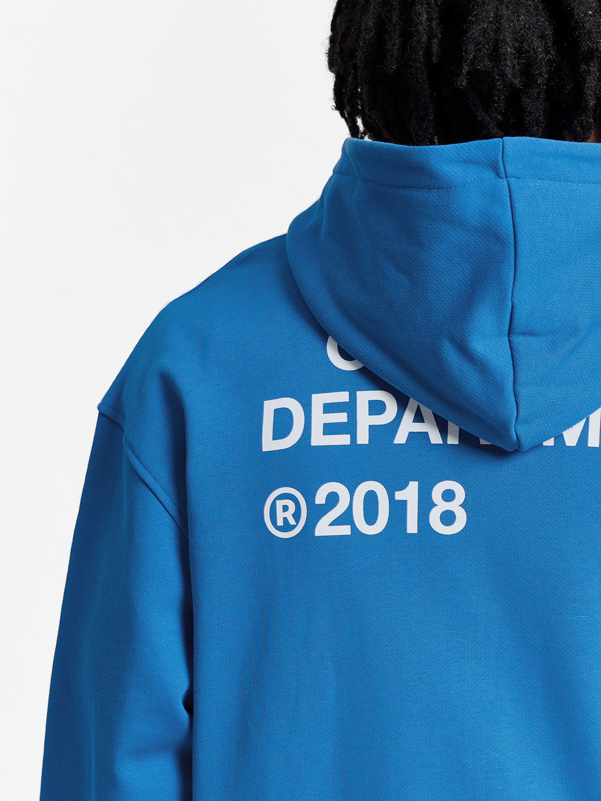 CREATIVE DEPT ZIP-HOODIE - BLUE