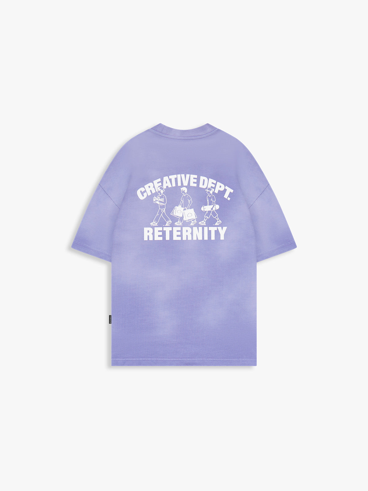 CREATIVE DEPT LOGO T-SHIRT - WASHED PURPLE