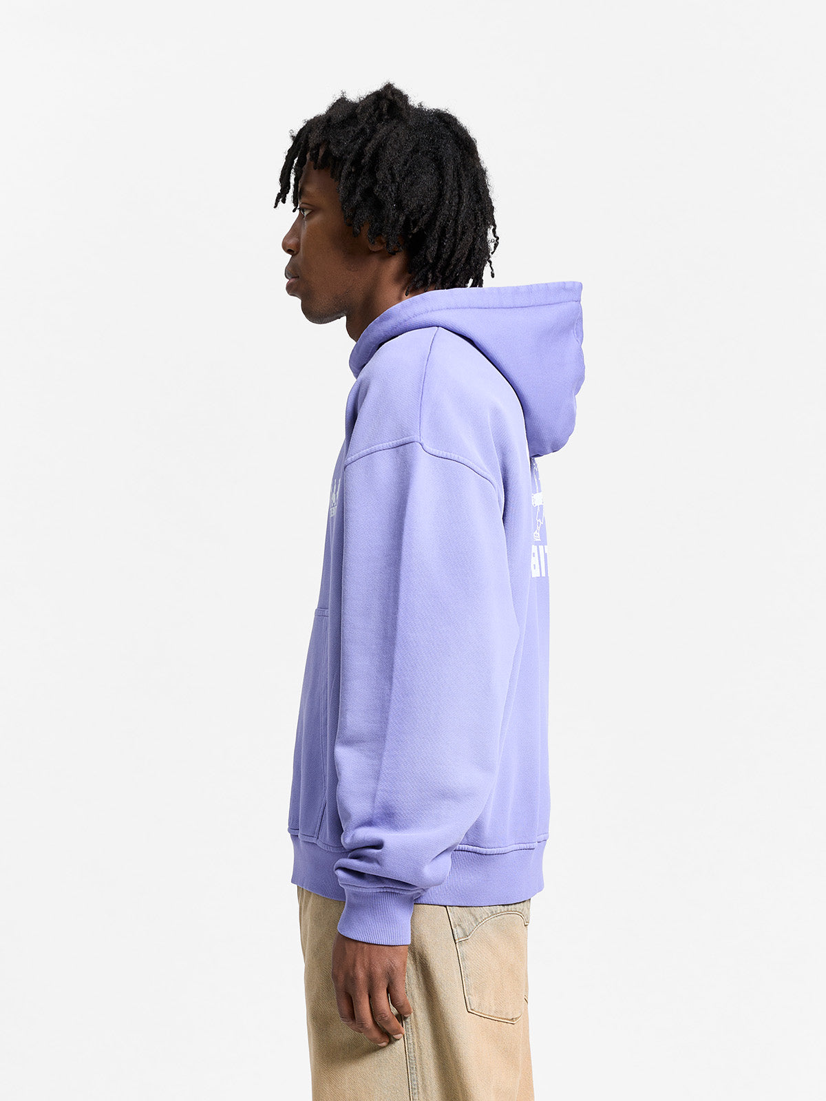 CREATIVE DEPT LOGO HOODIE - WASHED PURPLE