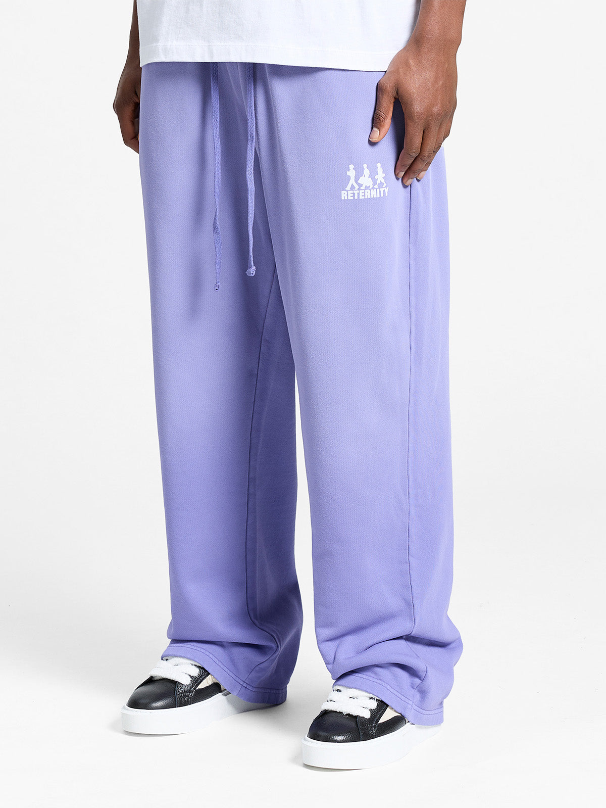 CREATIVE DEPT LOGO SWEATPANTS - WASHED PURPLE