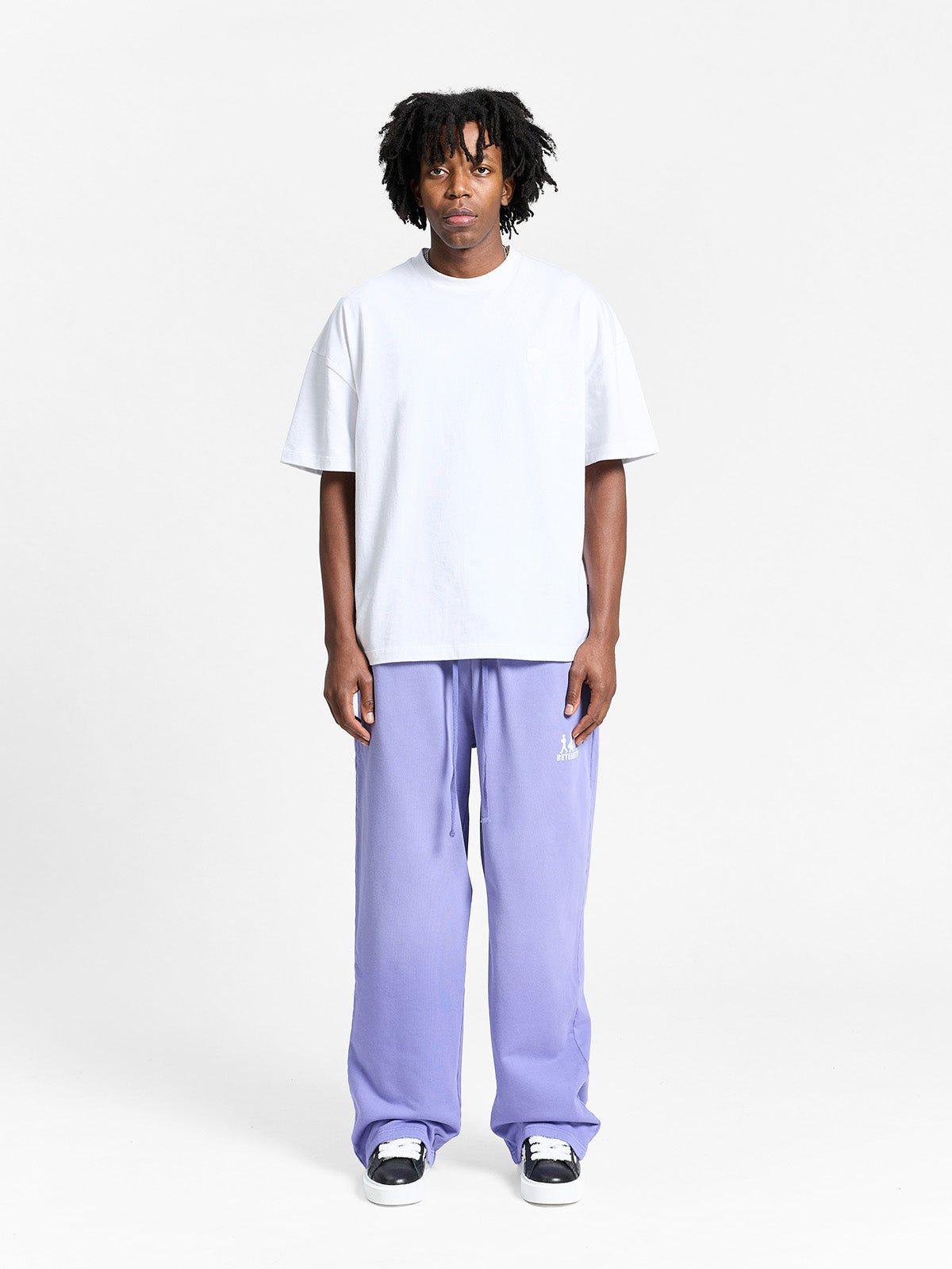 CREATIVE DEPT LOGO SWEATPANTS - WASHED PURPLE