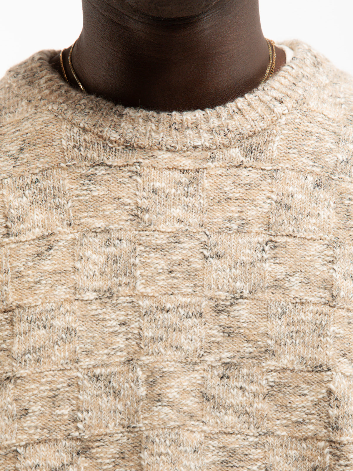 ARTISAN KNIT SWEATER - SAND