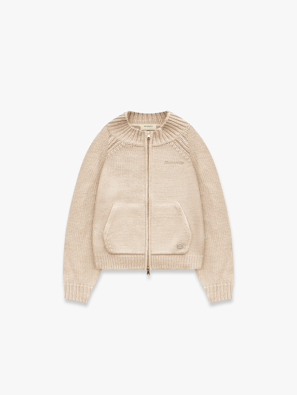 ÉCLAT KNIT ZIPPER - CREME