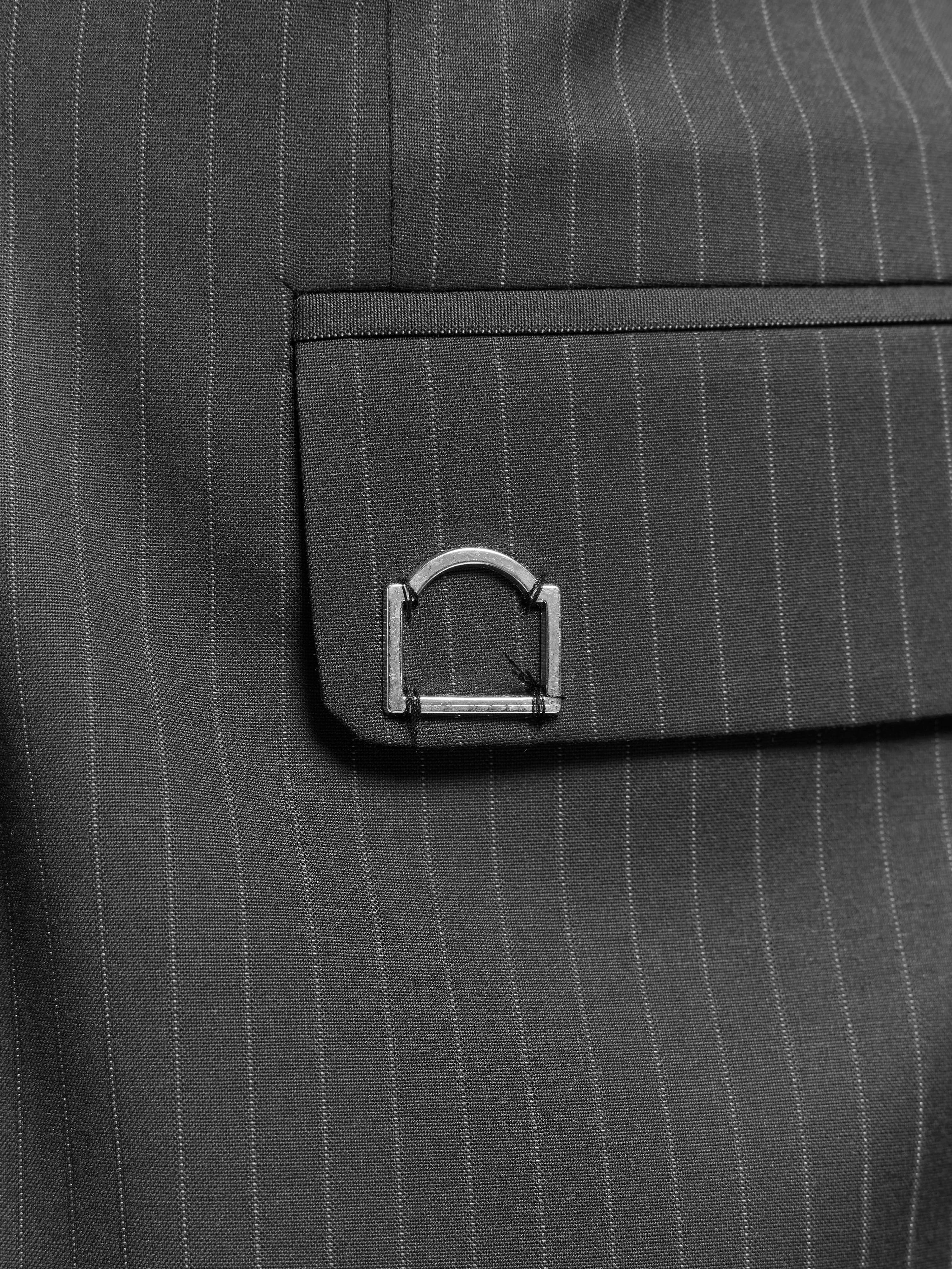 SIGNE BLAZER - PINSTRIPE GREY