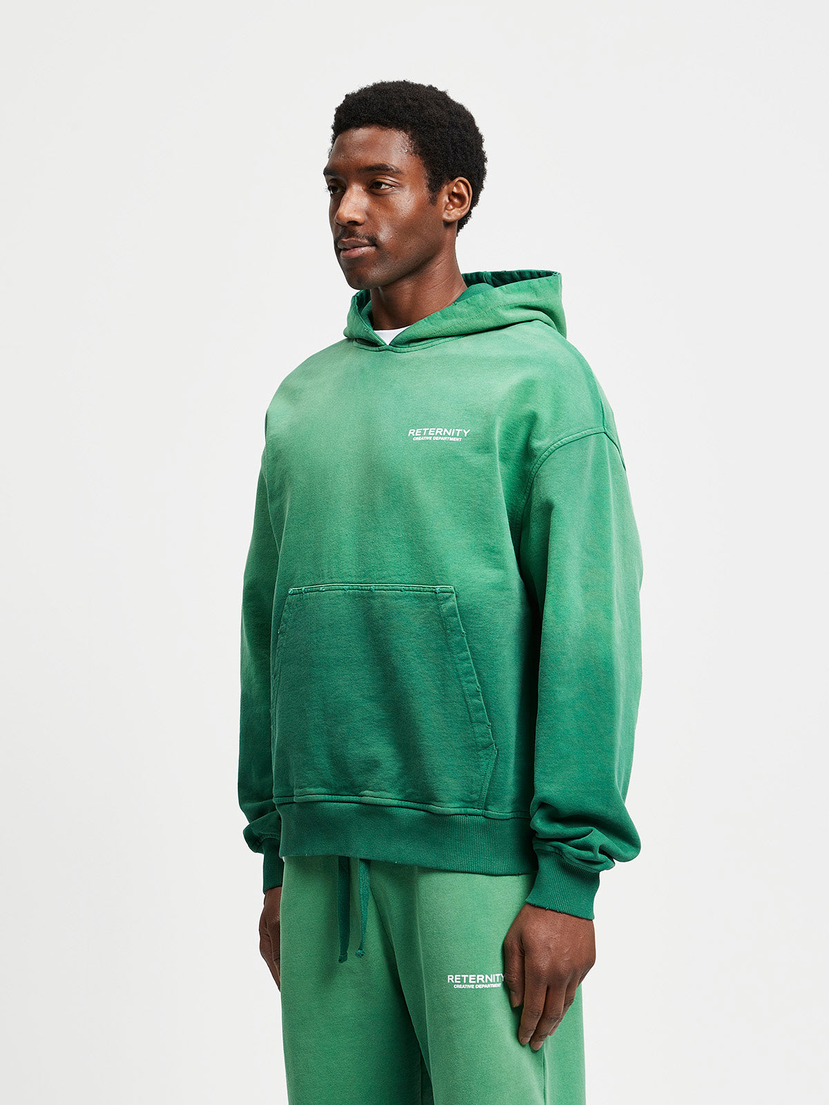 CREATIVE DEPT HOODIE  - FADED GREEN