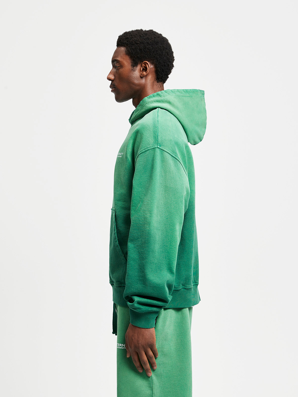 CREATIVE DEPT HOODIE  - FADED GREEN